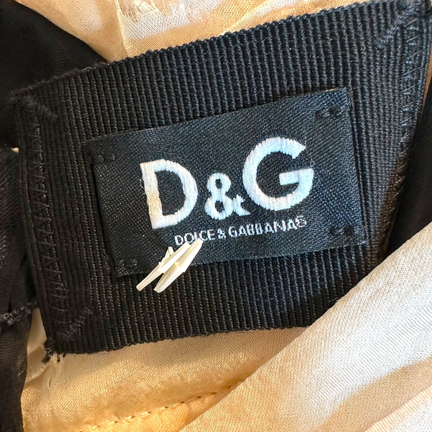 D&G Dolce & Gabbana Silk Ruffle Dress