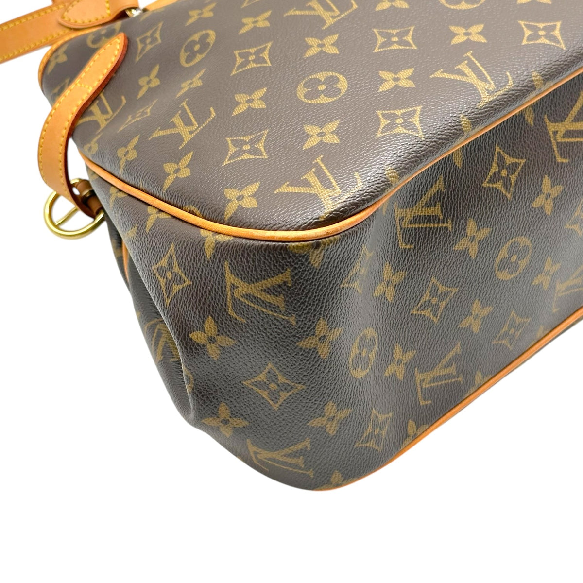 Louis Vuitton Brown Monogram Shoulder Tote Bag