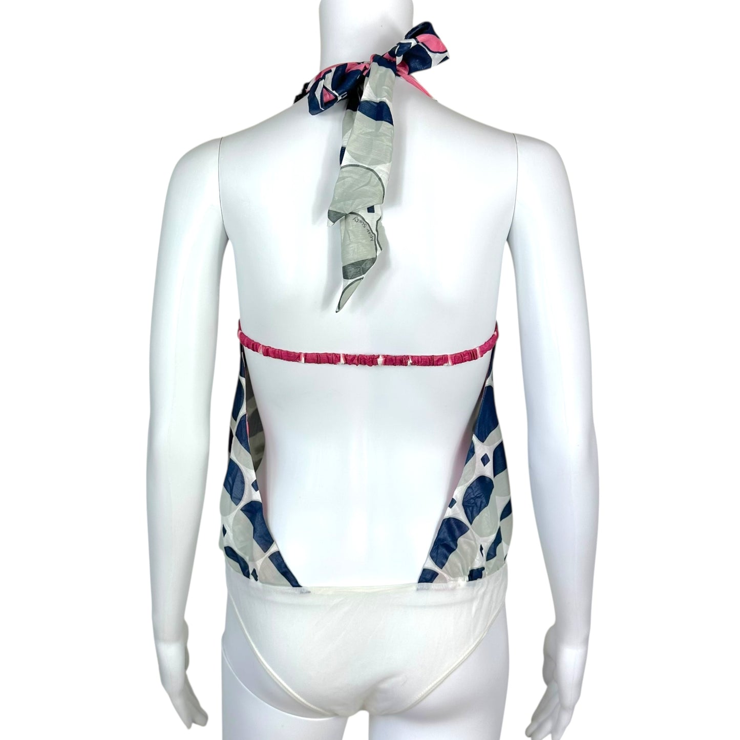Miss Sixty Polka Dot Print Halter Bodysuit