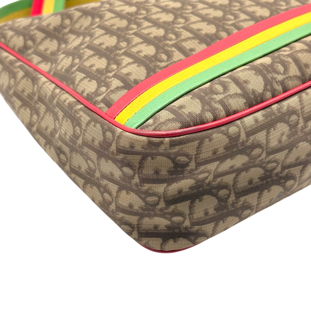 Christian Dior Crossbody Messenger Bag Rasta Trotter Monogram
