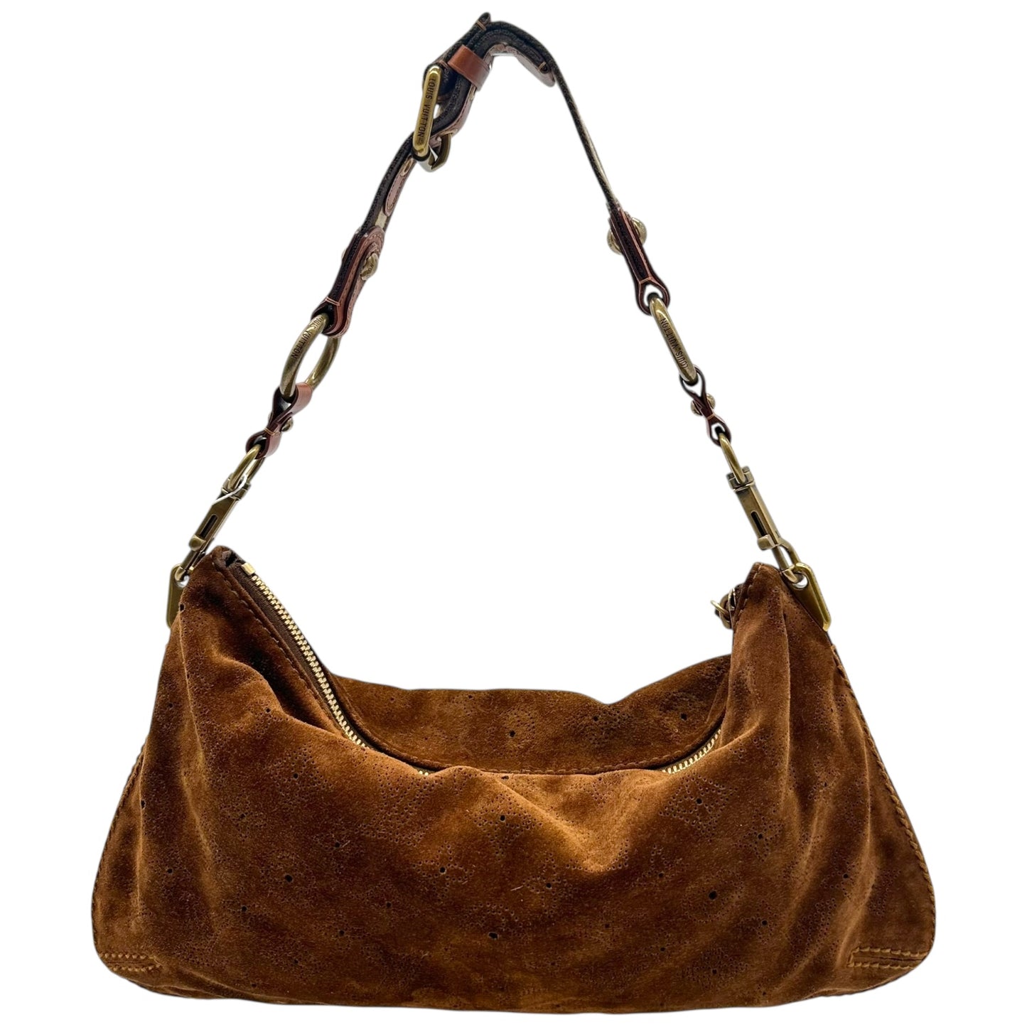 Louis Vuitton Brown Suede Onata PM Bag
