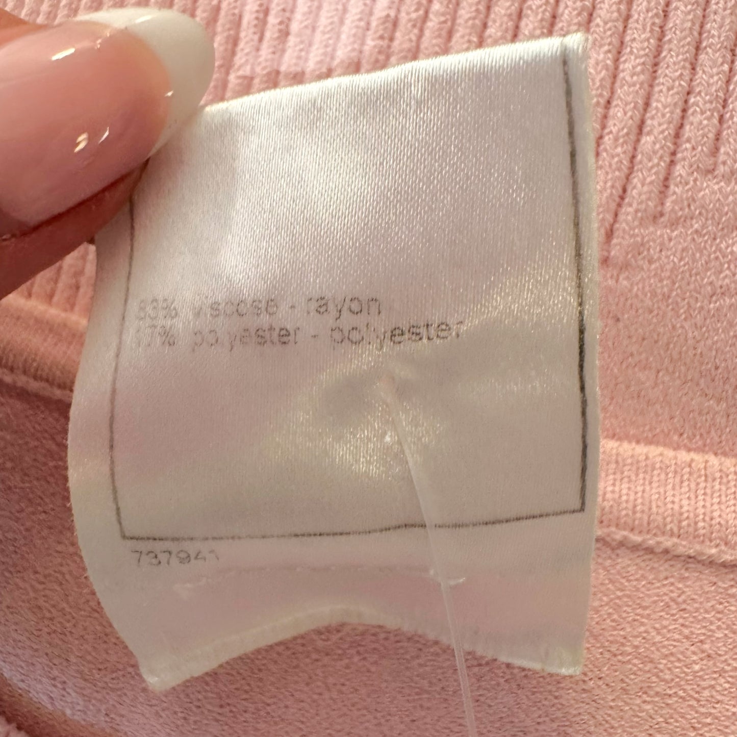 Chanel Spring 2005 Pink Knit Logo Tank - Outfit Repeater