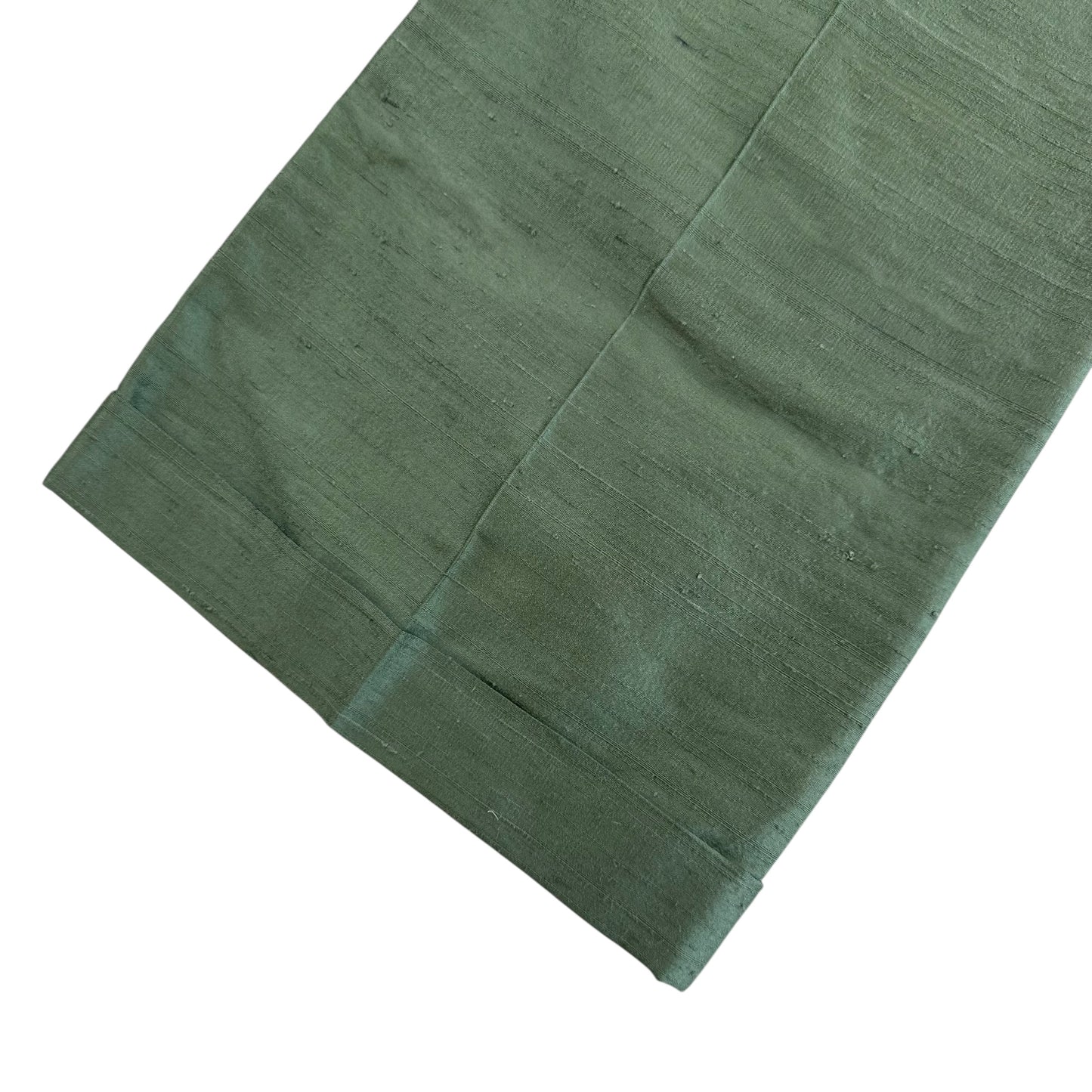 D&G Dolce & Gabbana Green Silk Belted Pants NEW