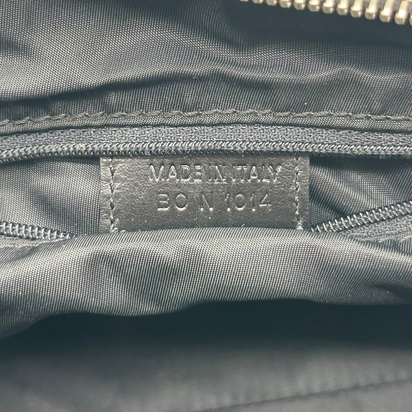 Christian Dior Black Trotter Monogram Small Logo Charm Bag