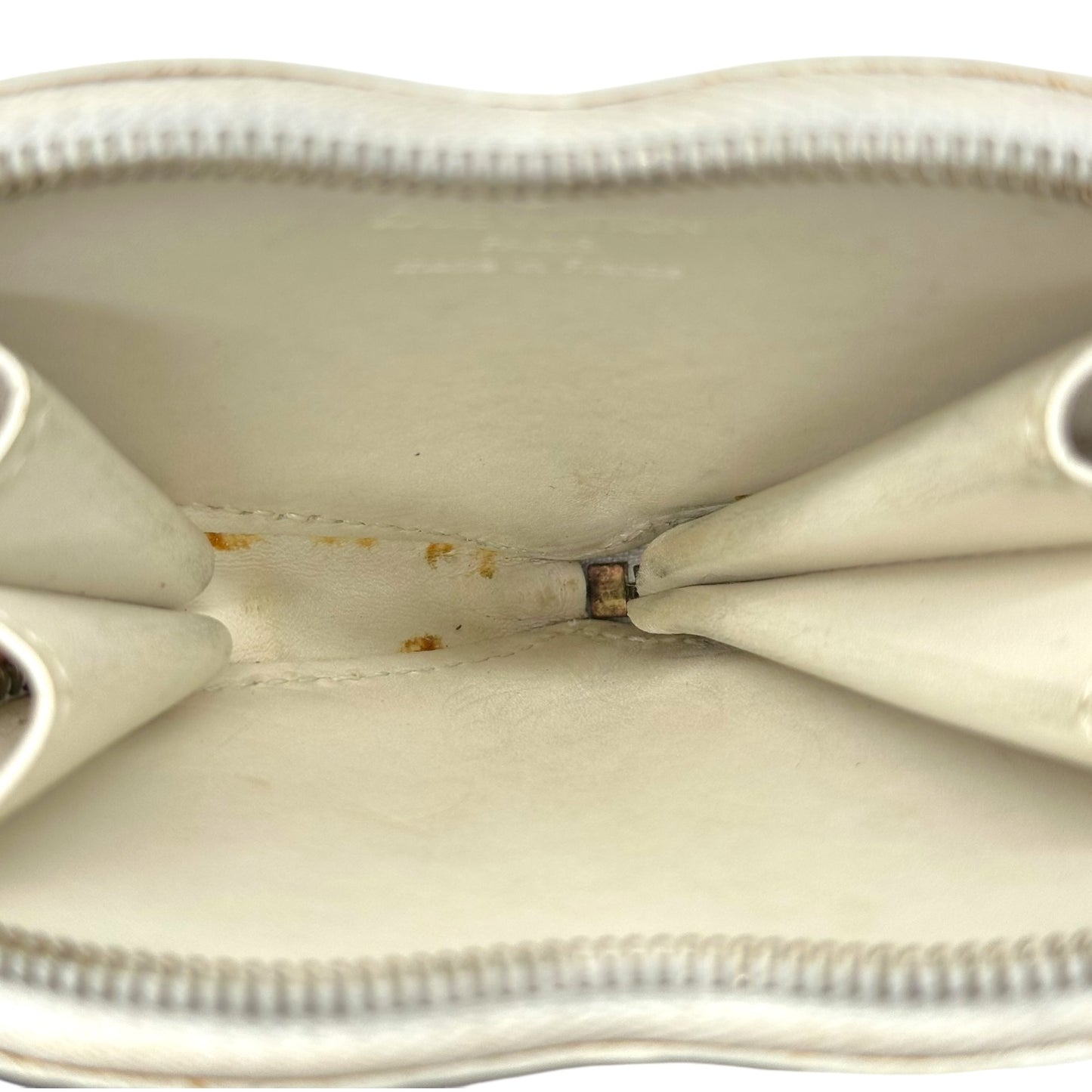 Louis Vuitton Yellow Vernis Heart Pouch