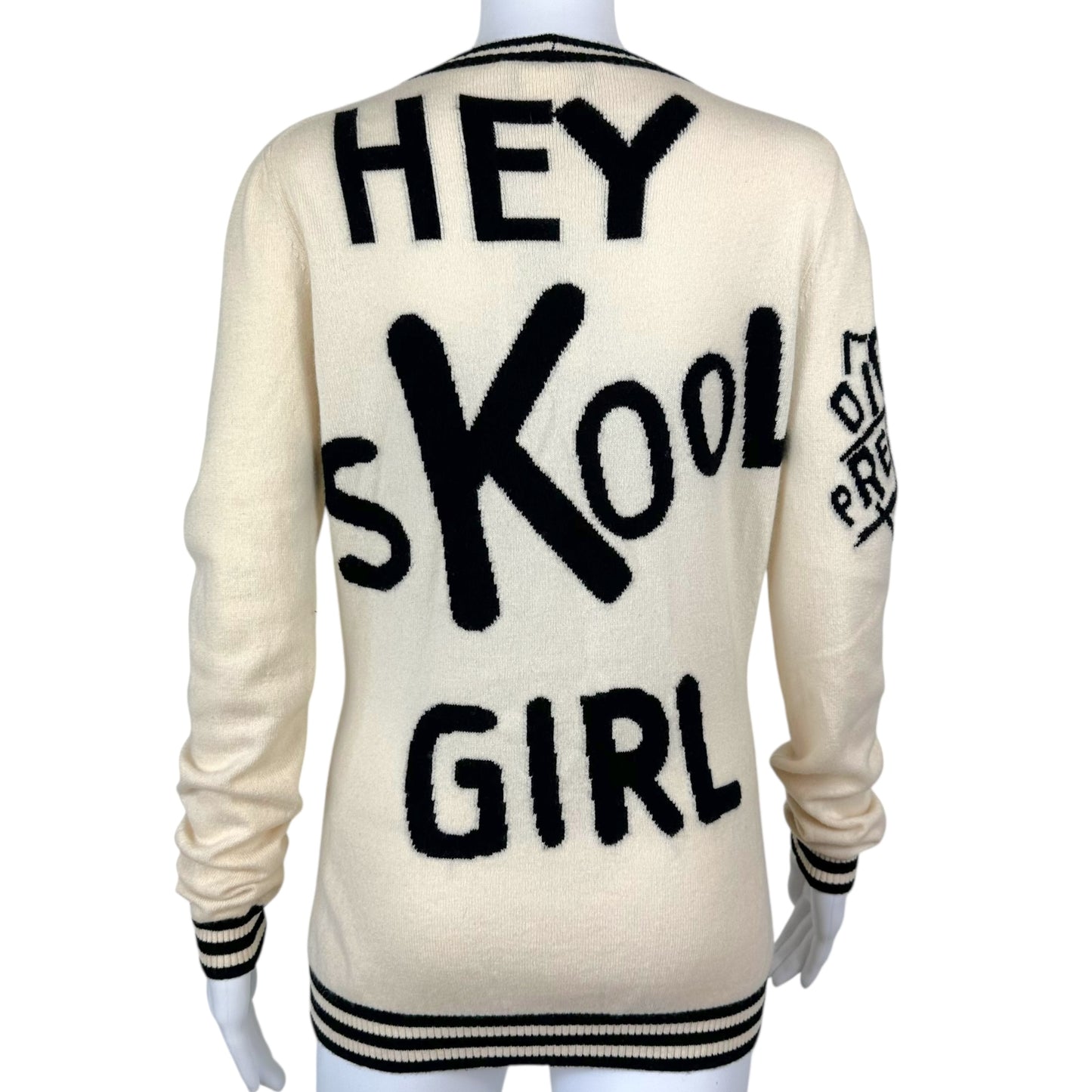 Christian Dior F/W 2004 'I Heart Dior' Cashmere Knit Cardigan