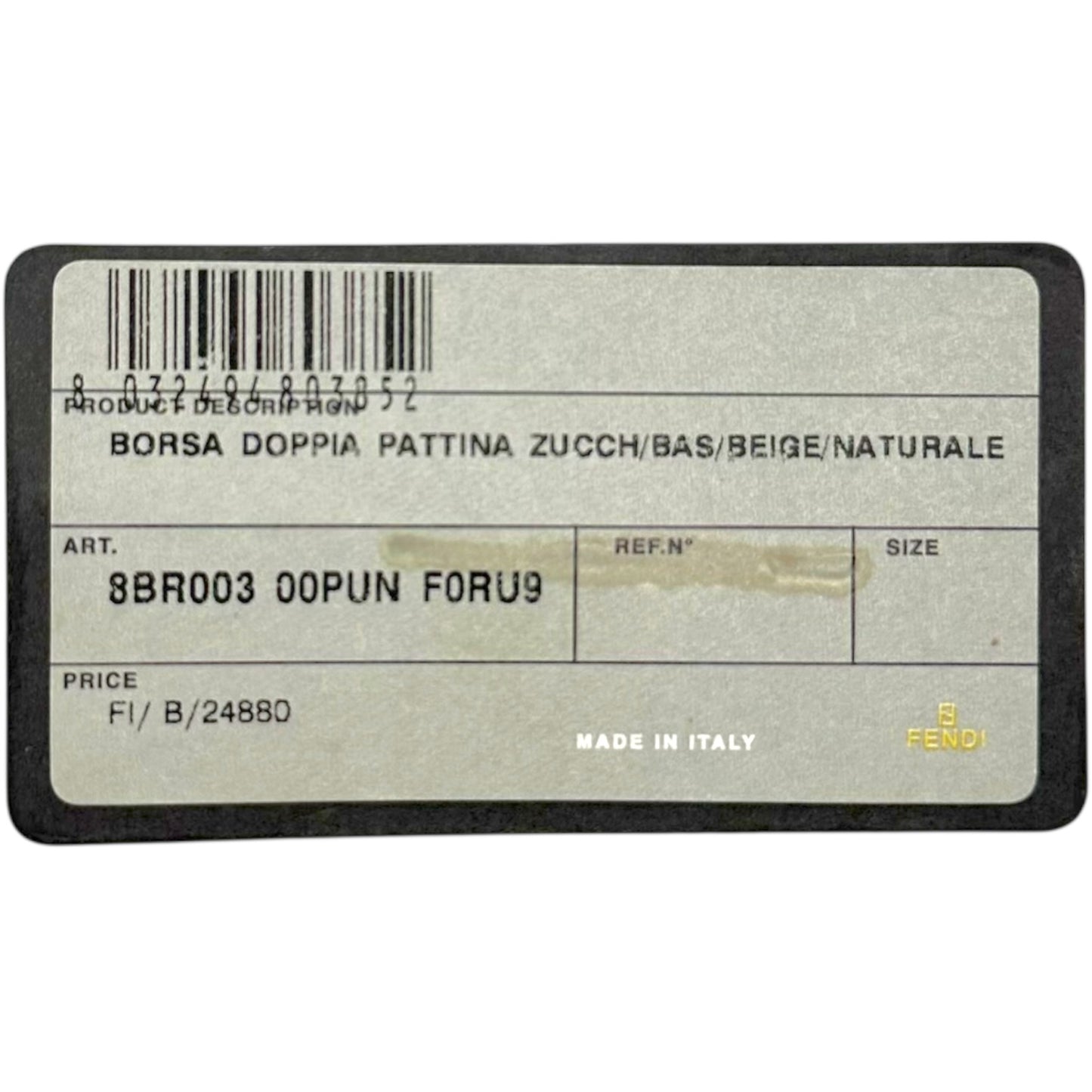 Fendi Sage Green Zucchino Monogram Foldover Baguette Bag - Outfit Repeater