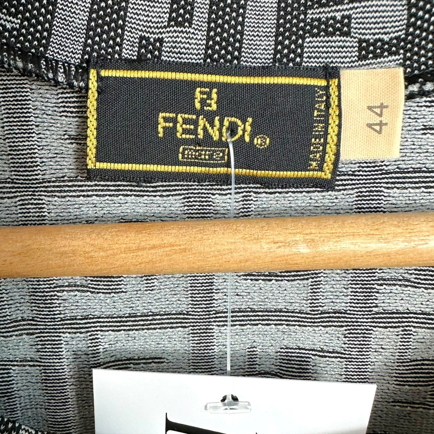 Fendi Gray Zucca Monogram Sleeveless Mini Dress