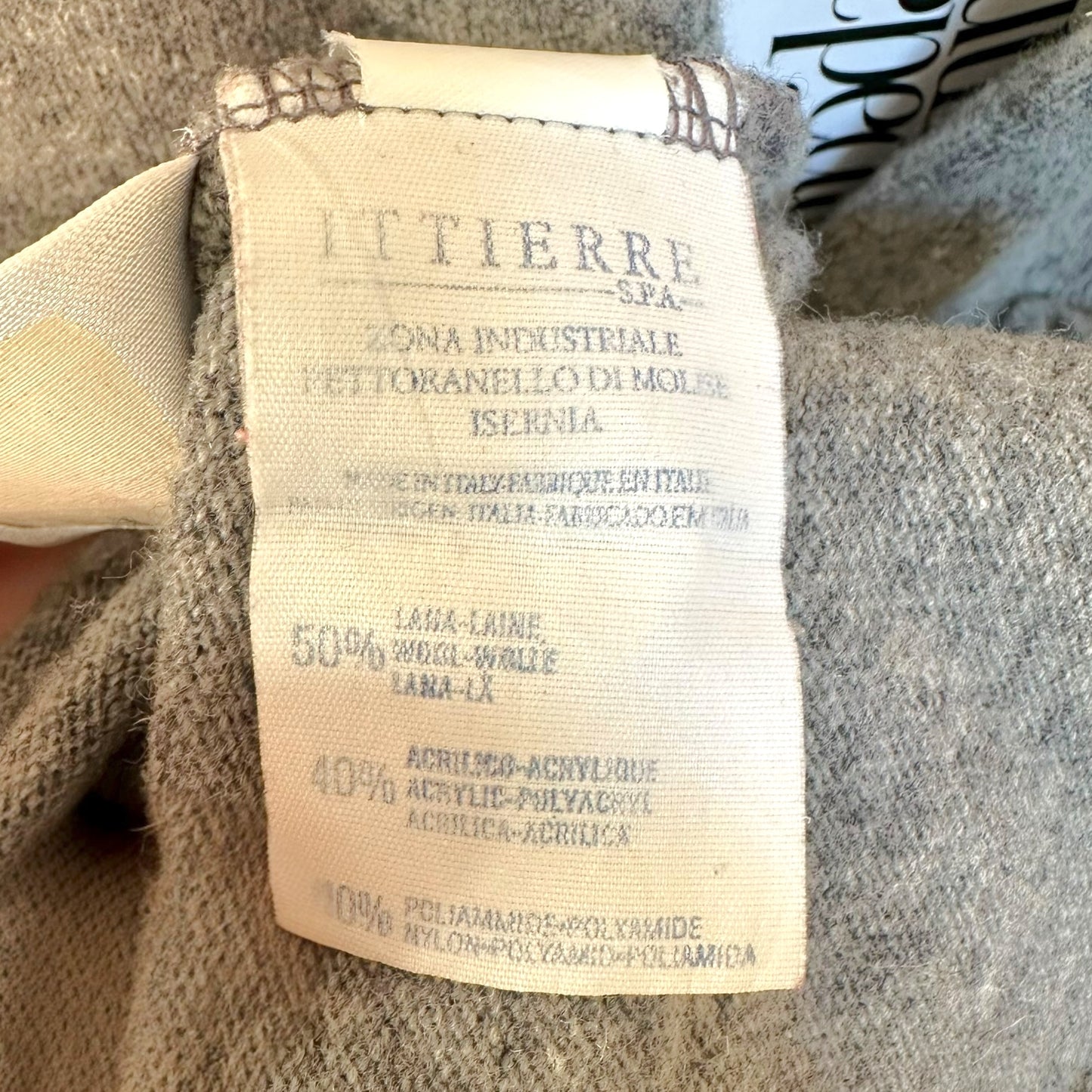 D&G Dolce & Gabbana 90's Gray Knit Button Up Logo Top