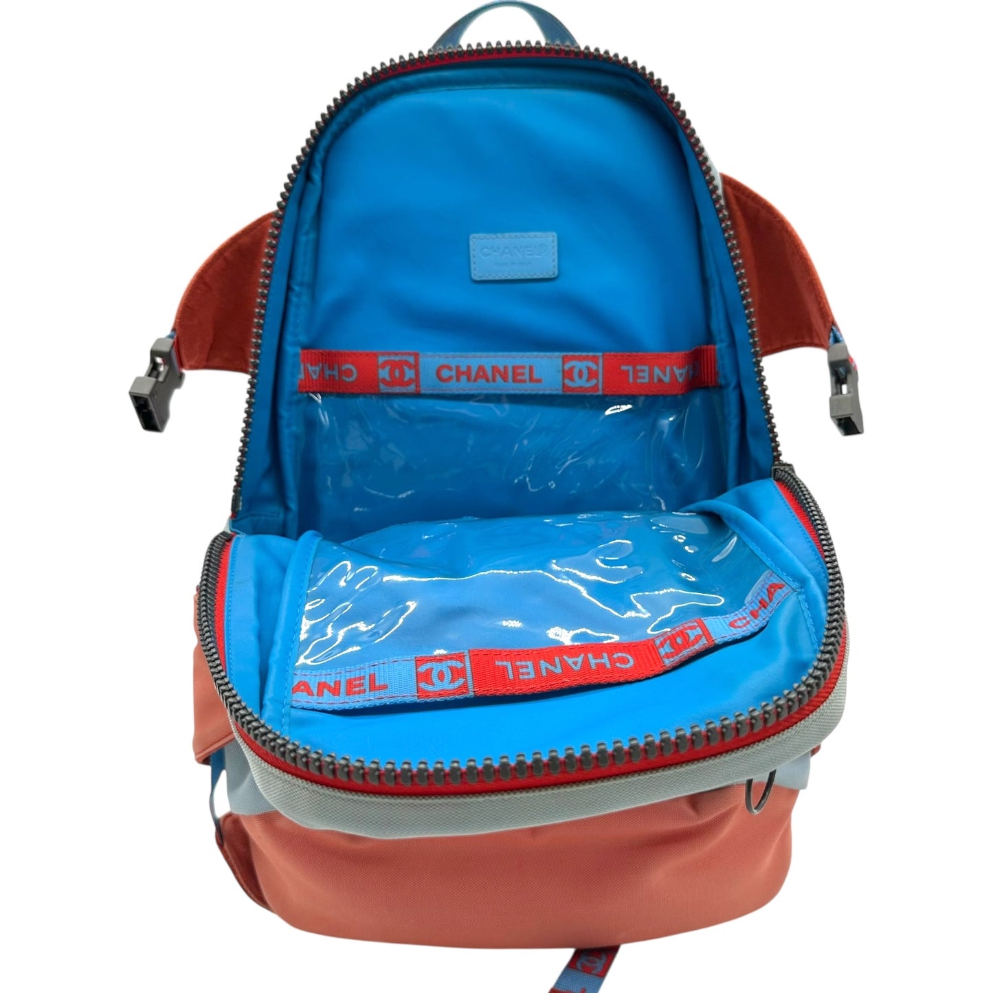 Chanel Sport Pink & Blue Backpack