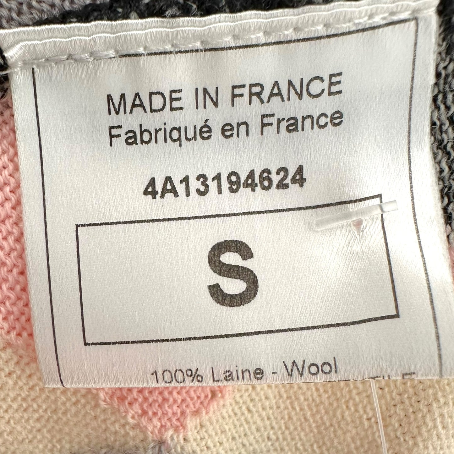 John Galliano F/W 2004 Pink & Gray Argyle Cardigan *AS IS*