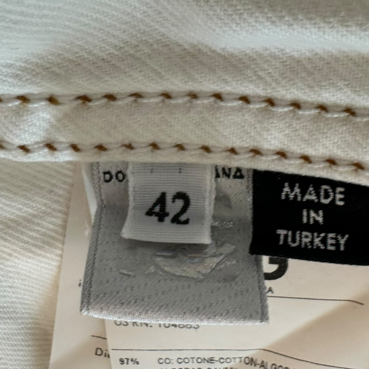 D&G Dolce & Gabbana White Lace Up Denim Jacket - Outfit Repeater