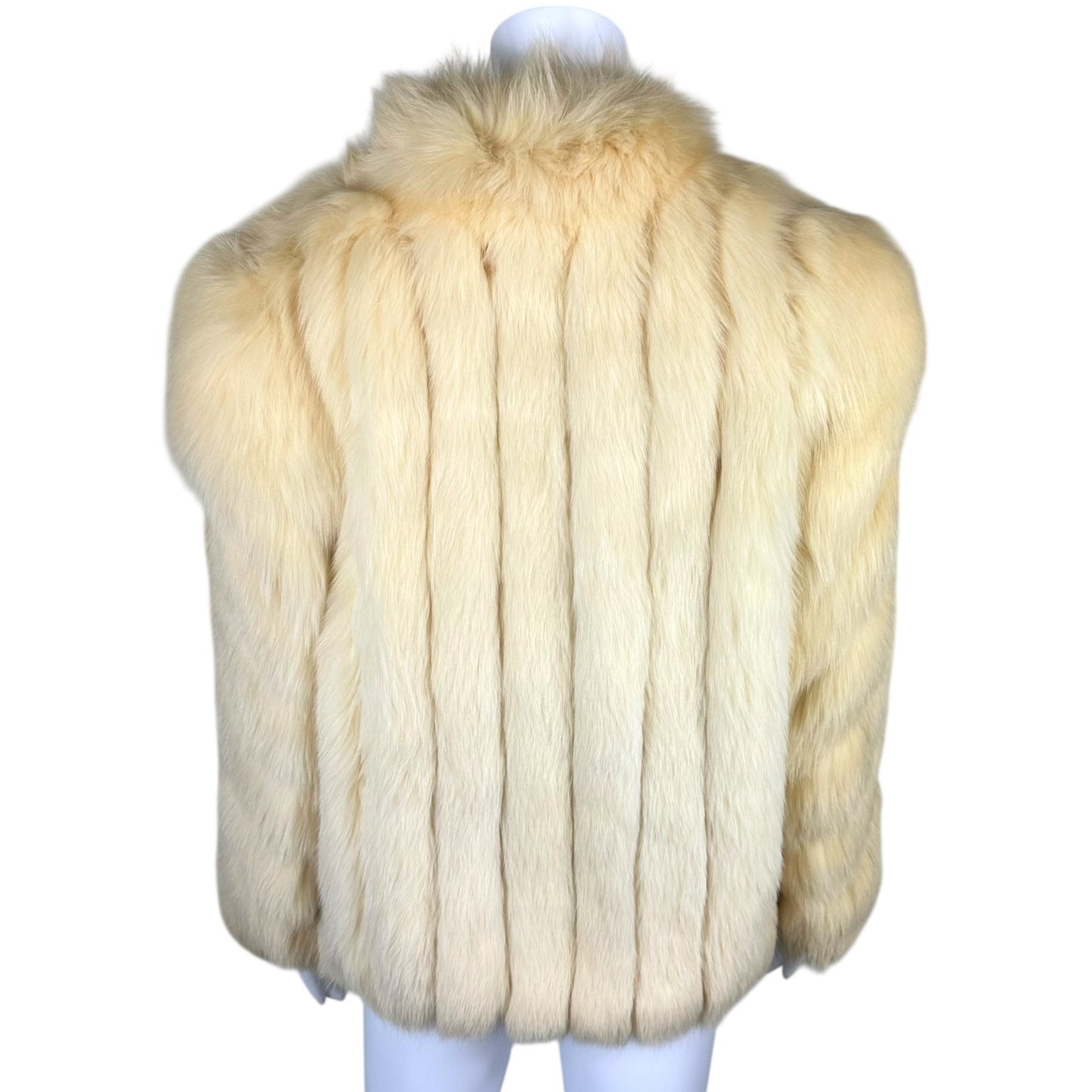 Vintage Saga Fox Ivory Fur Coat