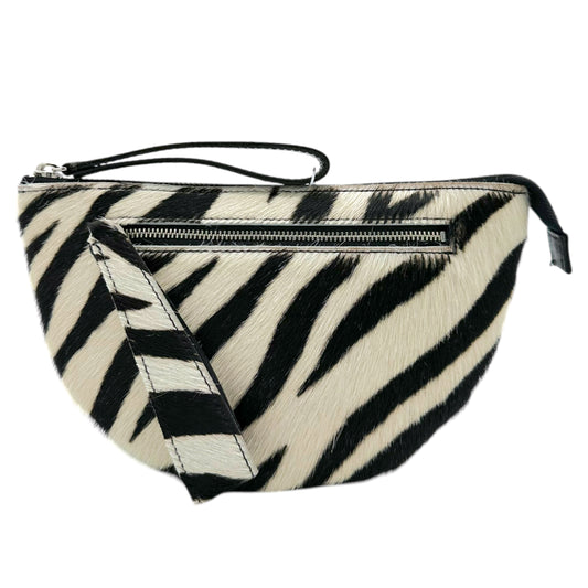 Junya Watanabe Zebra Print Ponyhair Clutch Bag