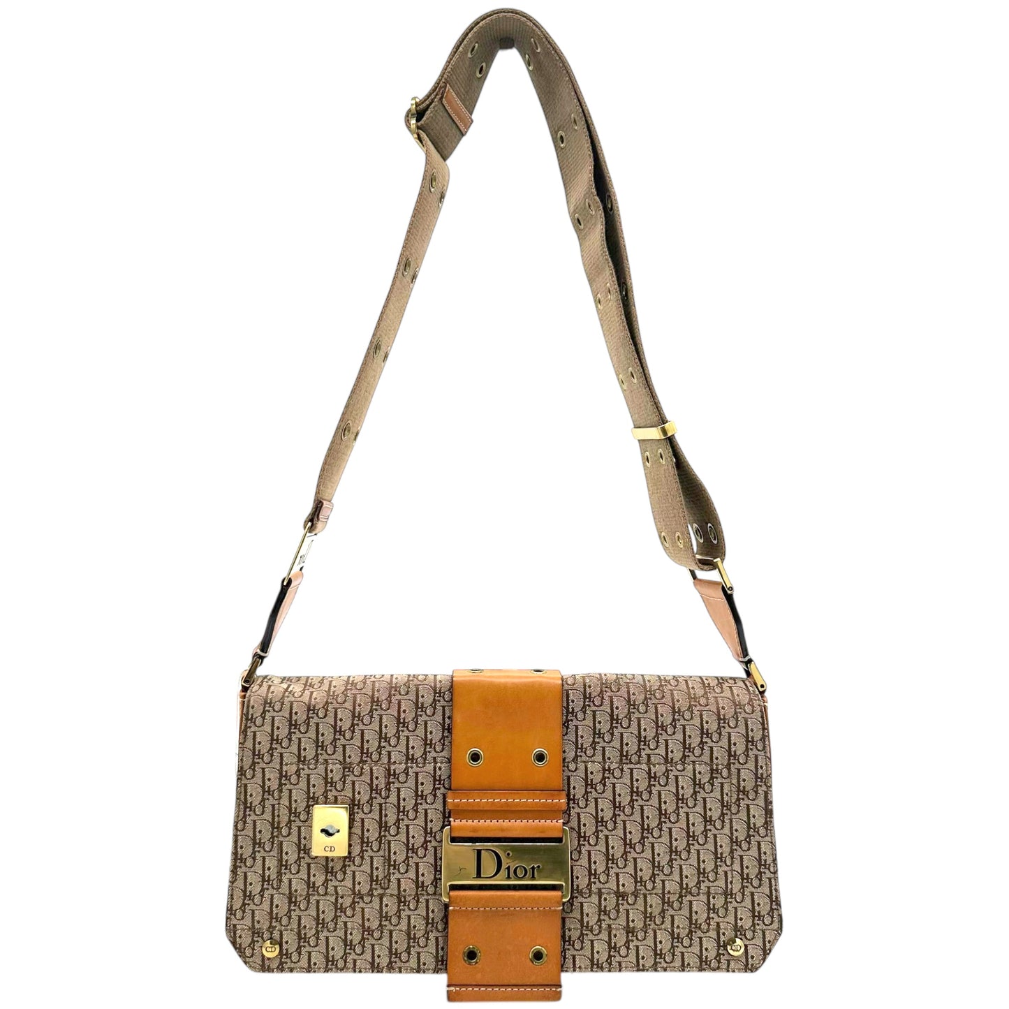 Christian Dior Street Chic Monogram Trotter Crossbody Bag