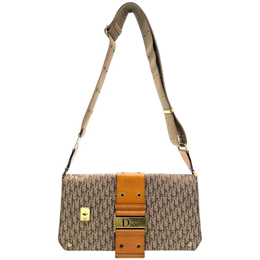 Christian Dior Street Chic Monogram Trotter Crossbody Bag