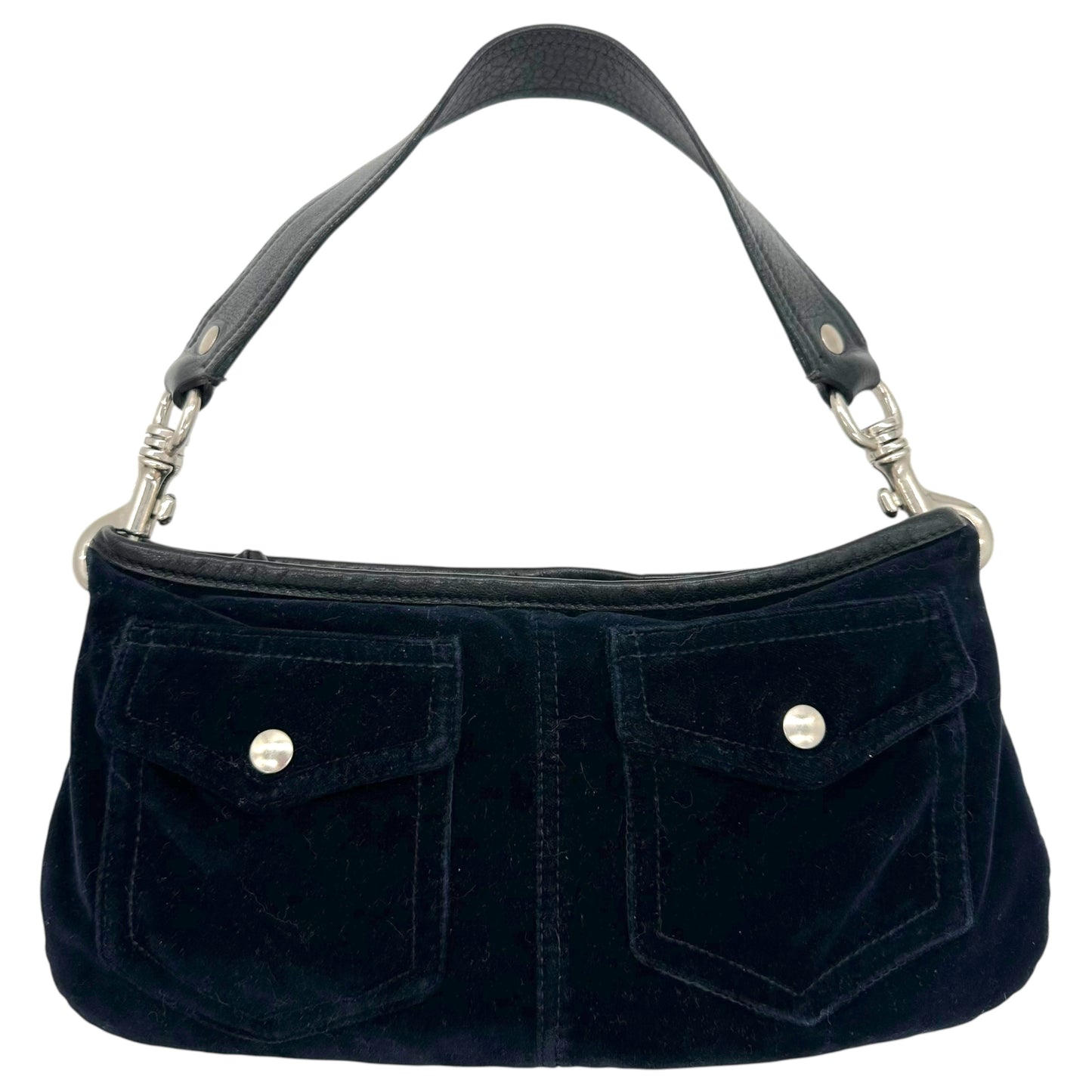 Miu Miu Blue Velvet Mini Shoulder Bag