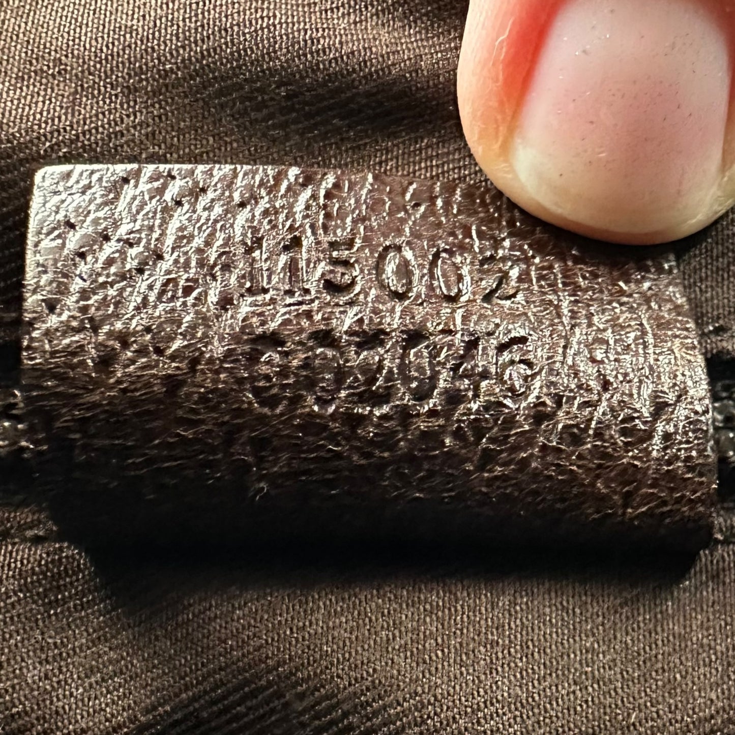 Gucci Tan Monogram Leather Strap Shoulder Bag - Outfit Repeater