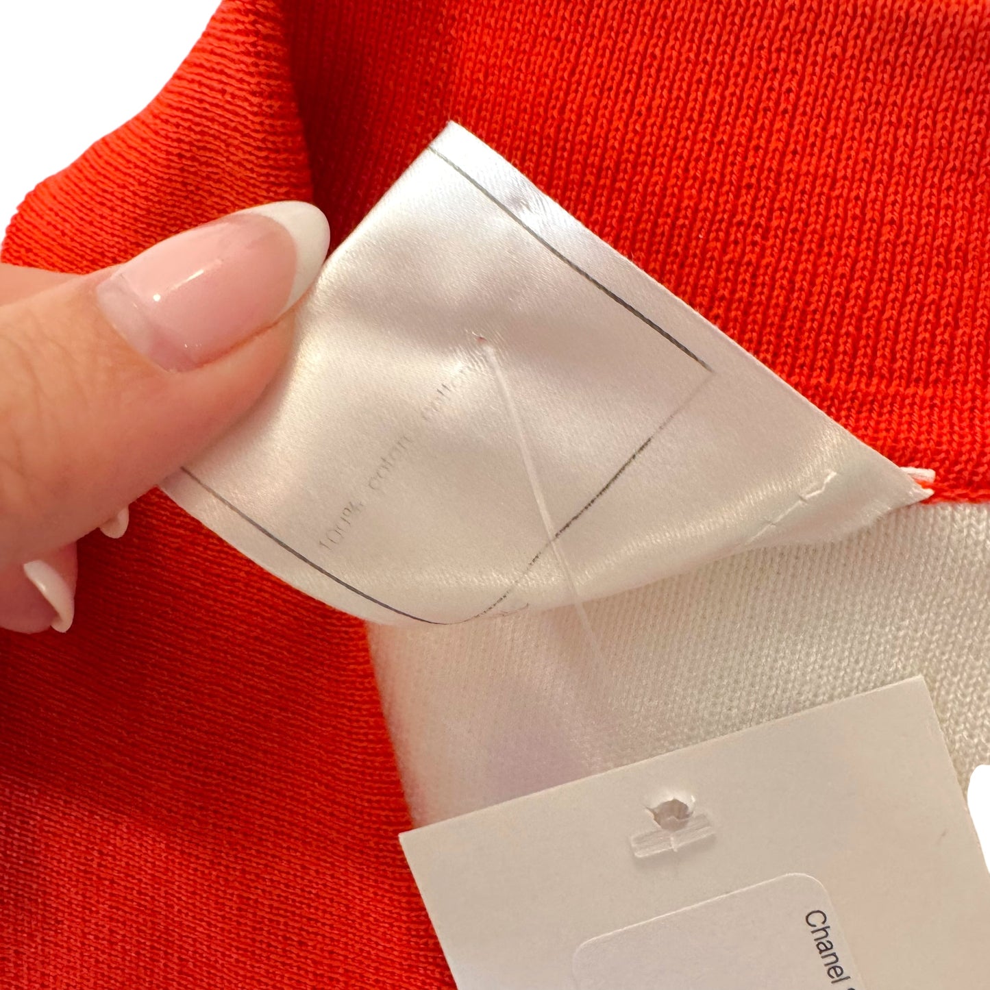 Chanel Sport S/S 2002 Red & White Zip Up Knit Polo - Outfit Repeater