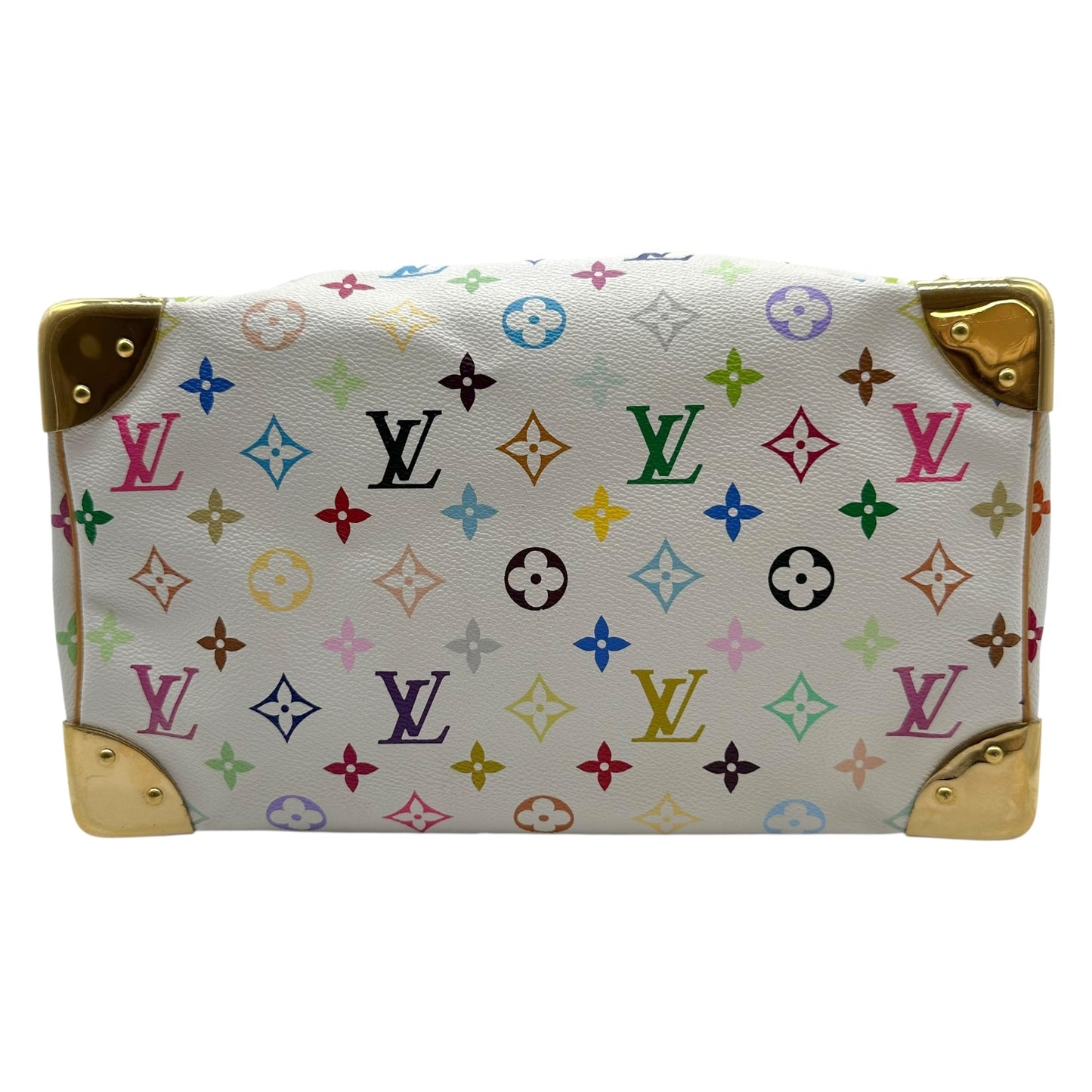 Louis Vuitton White Murakami Multicolor Speedy 30