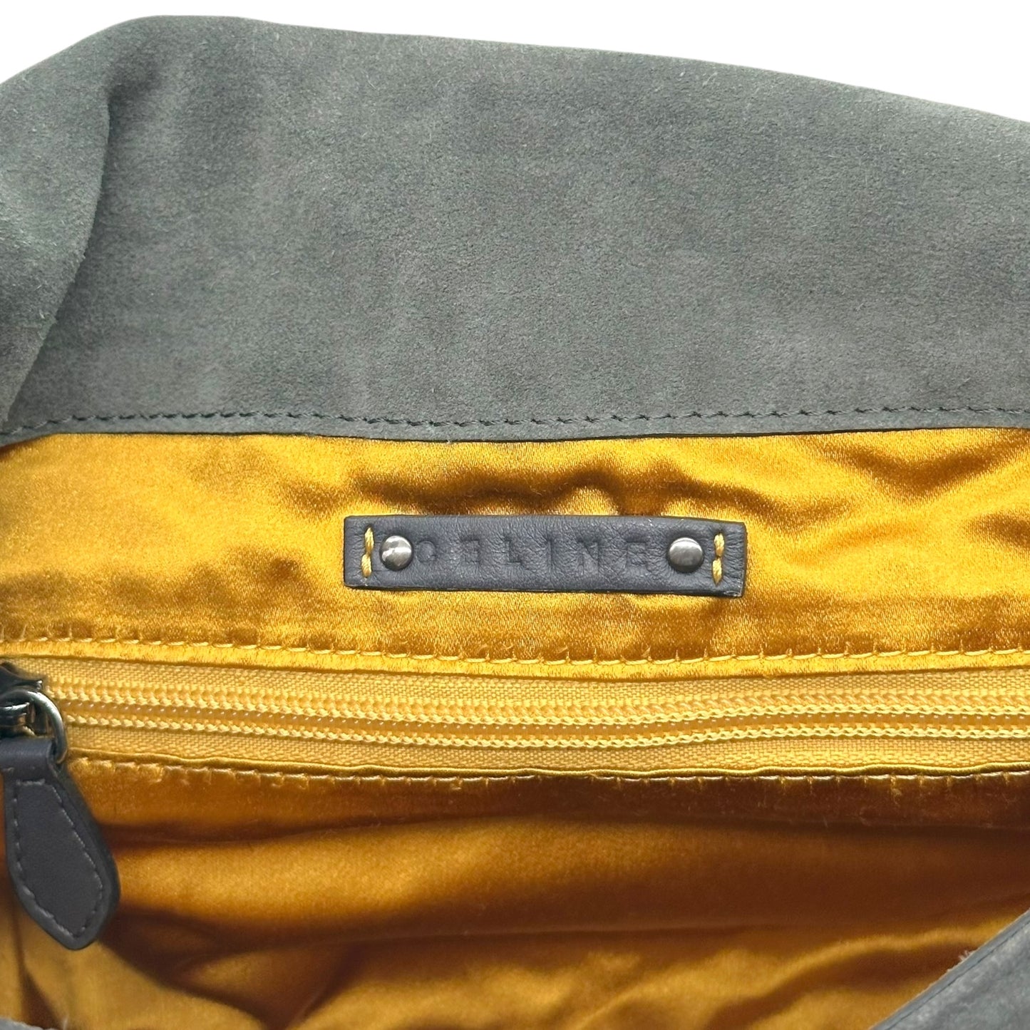 Celine Gray Suede Fringe Bag