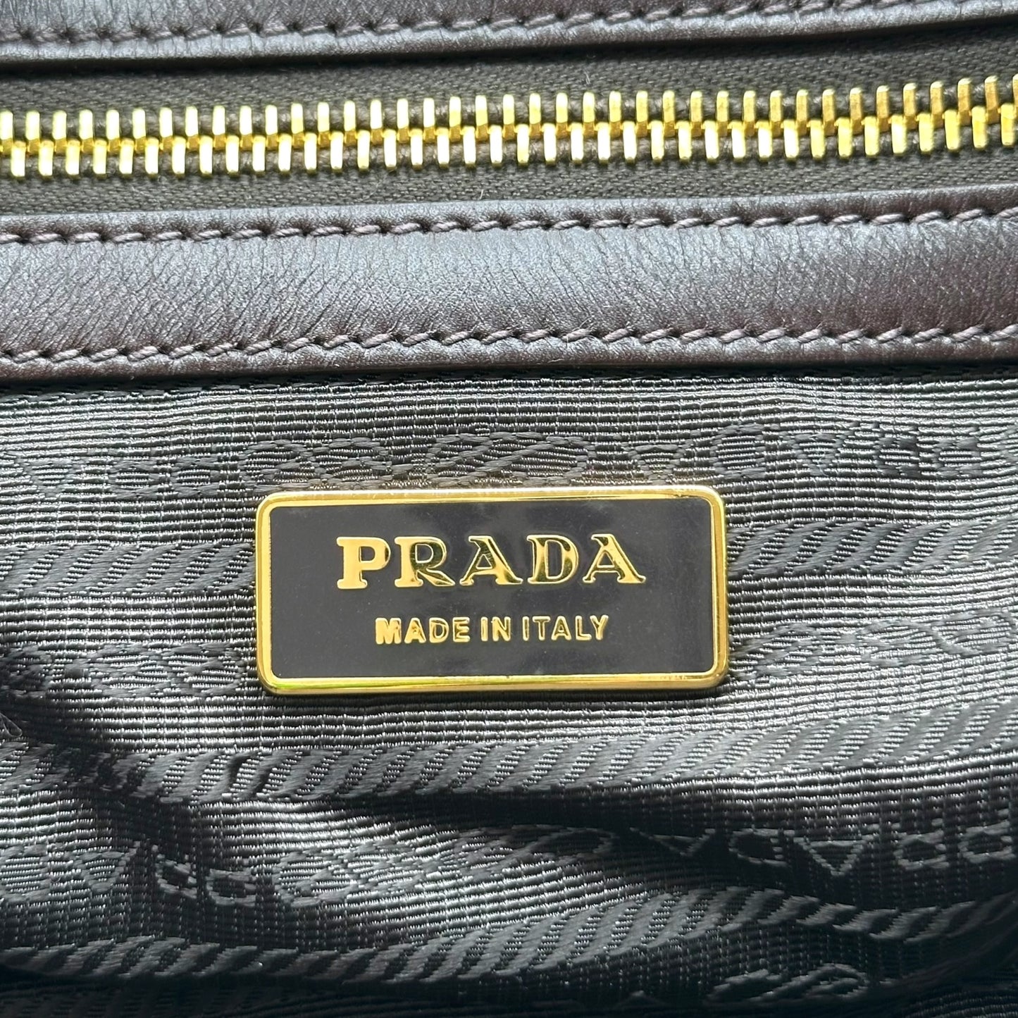 Prada Leopard Print Ponyhair Boston Bag