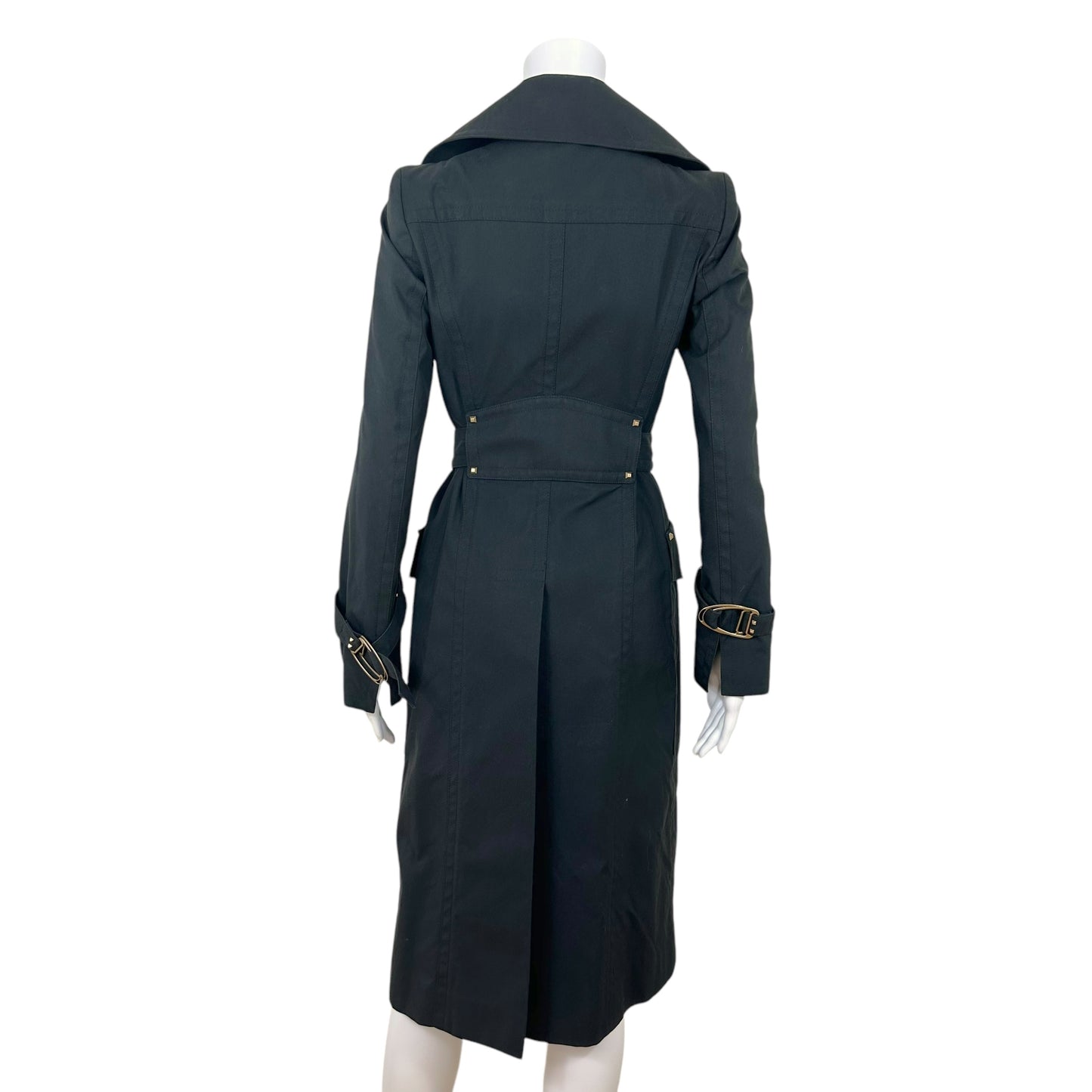 Gucci by Tom Ford 2003 Black Trench Coat