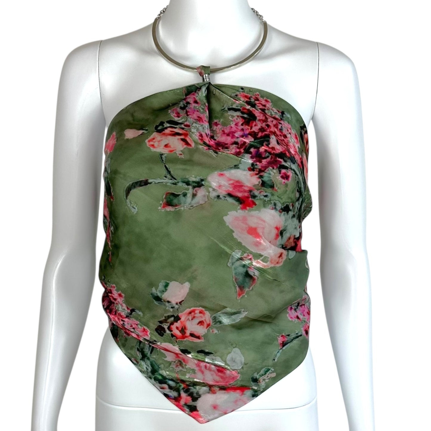 Blumarine Necklace Halter Scarf Top