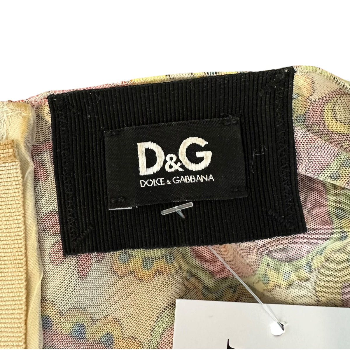 D&G Dolce & Gabbana Multicolor Paisley Print Midi Dress