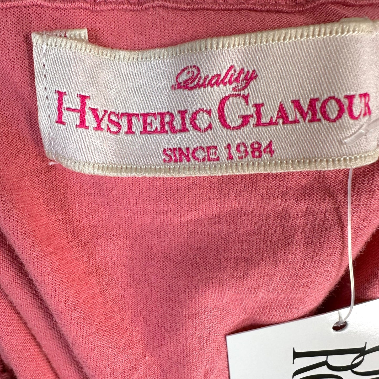 Hysteric Glamour Halter Tank Pink Green Graphic