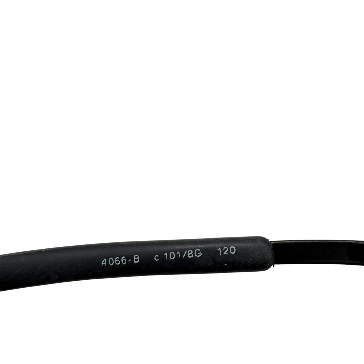 Chanel 4066-B Gray Gradient Lens Bottom Rim & Crystal Arm Wrap Sunglasses w/ Case