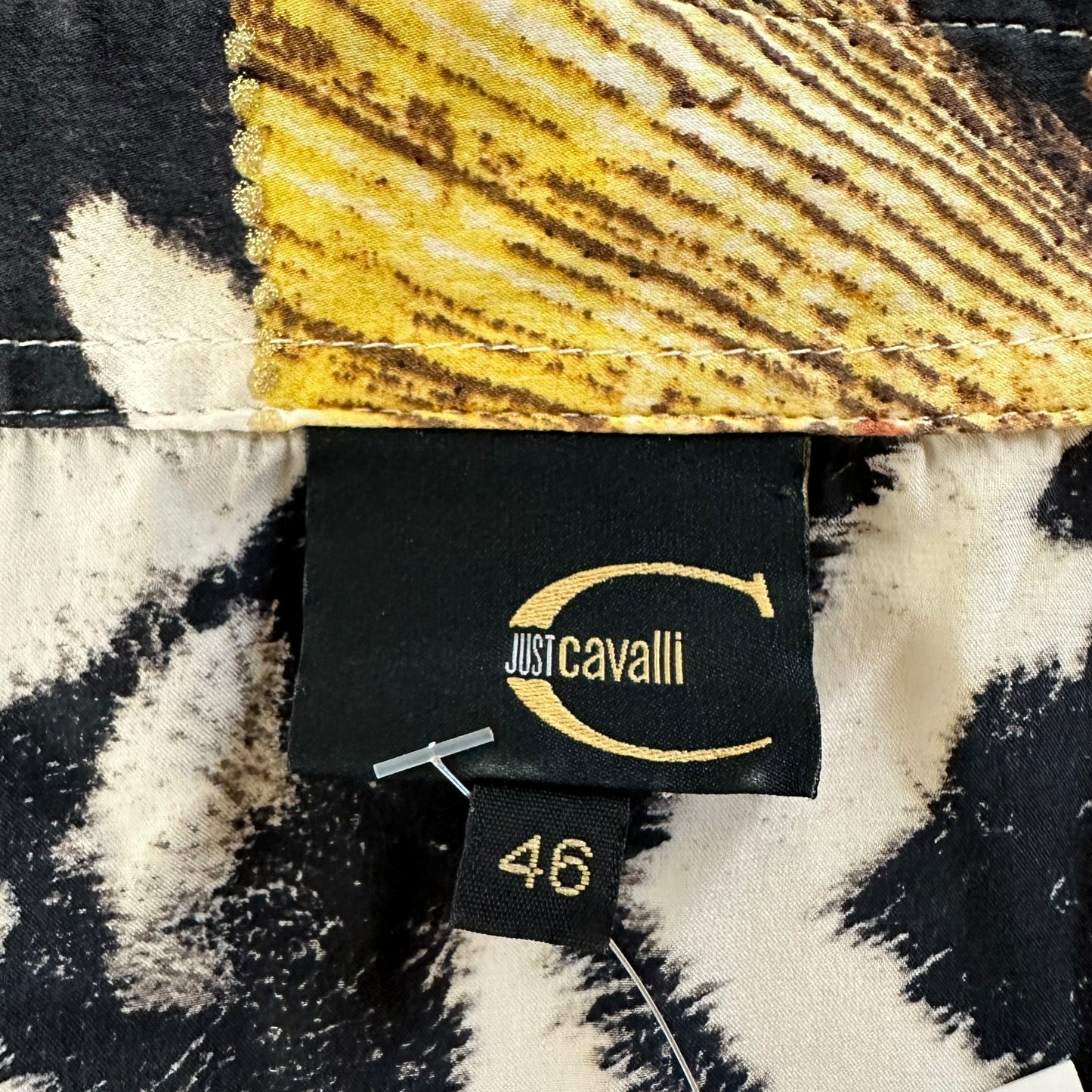 Just Cavalli by Roberto Cavalli Silk Patchwork Printed Blouse - Outfit Repeater