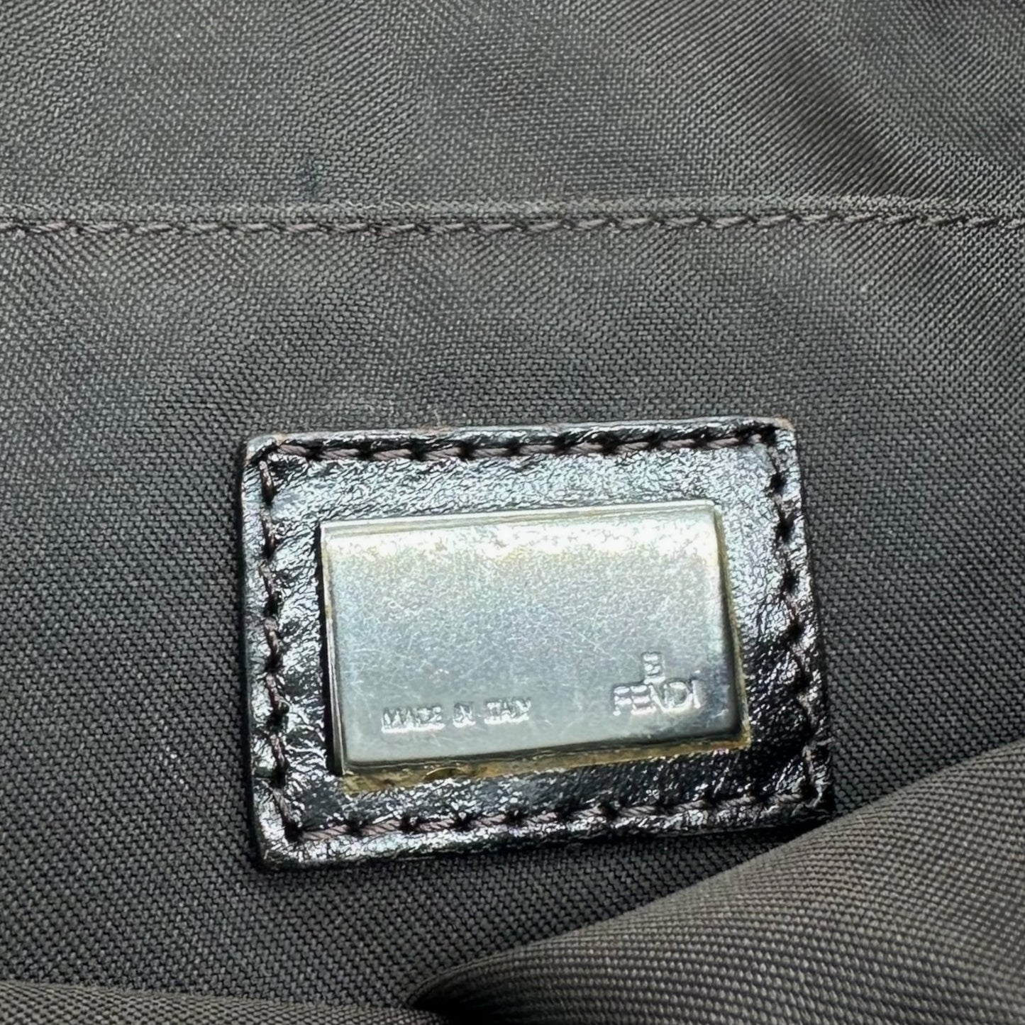 Fendi Brown & Tan Zucchino Monogram Pochette Bag - Outfit Repeater