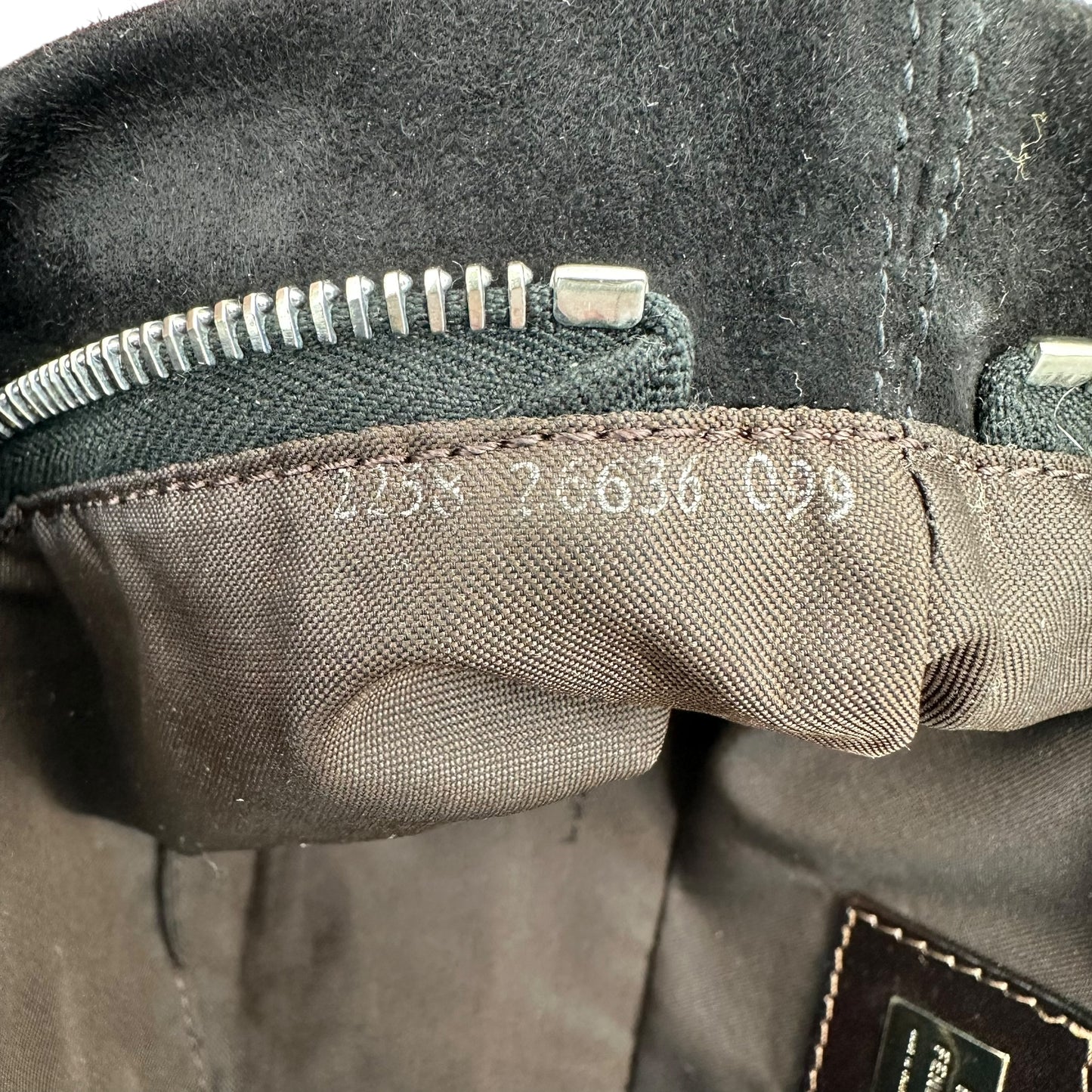 Fendi Black & Brown Suede Pochette Bag - Outfit Repeater