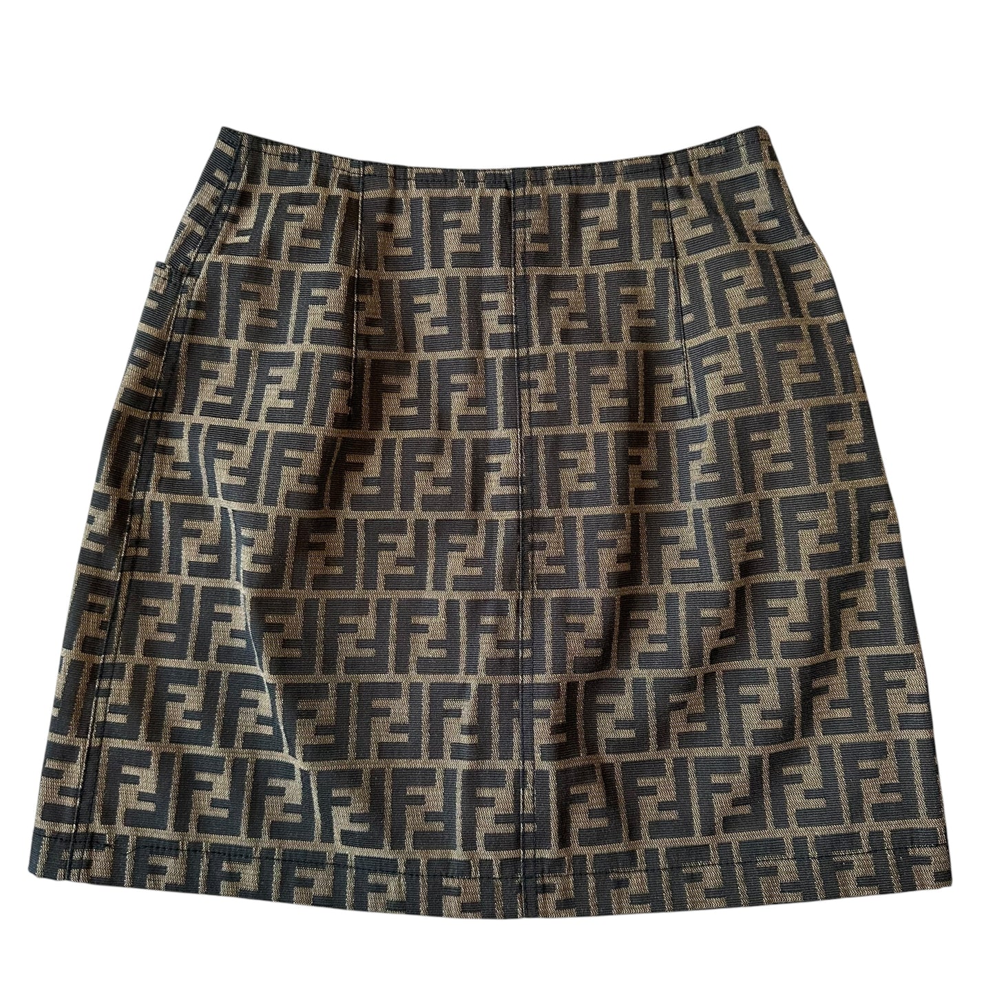 Fendi Zucca Monogram Mini Skirt - Outfit Repeater