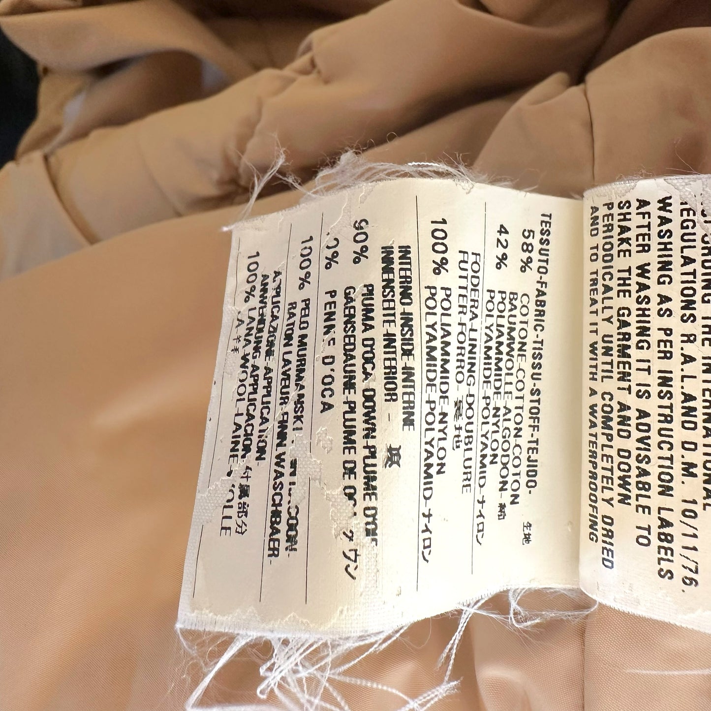 Dsquared2 White Down Fill Leather Toggle & Coyote Cropped Puffer Coat - Outfit Repeater