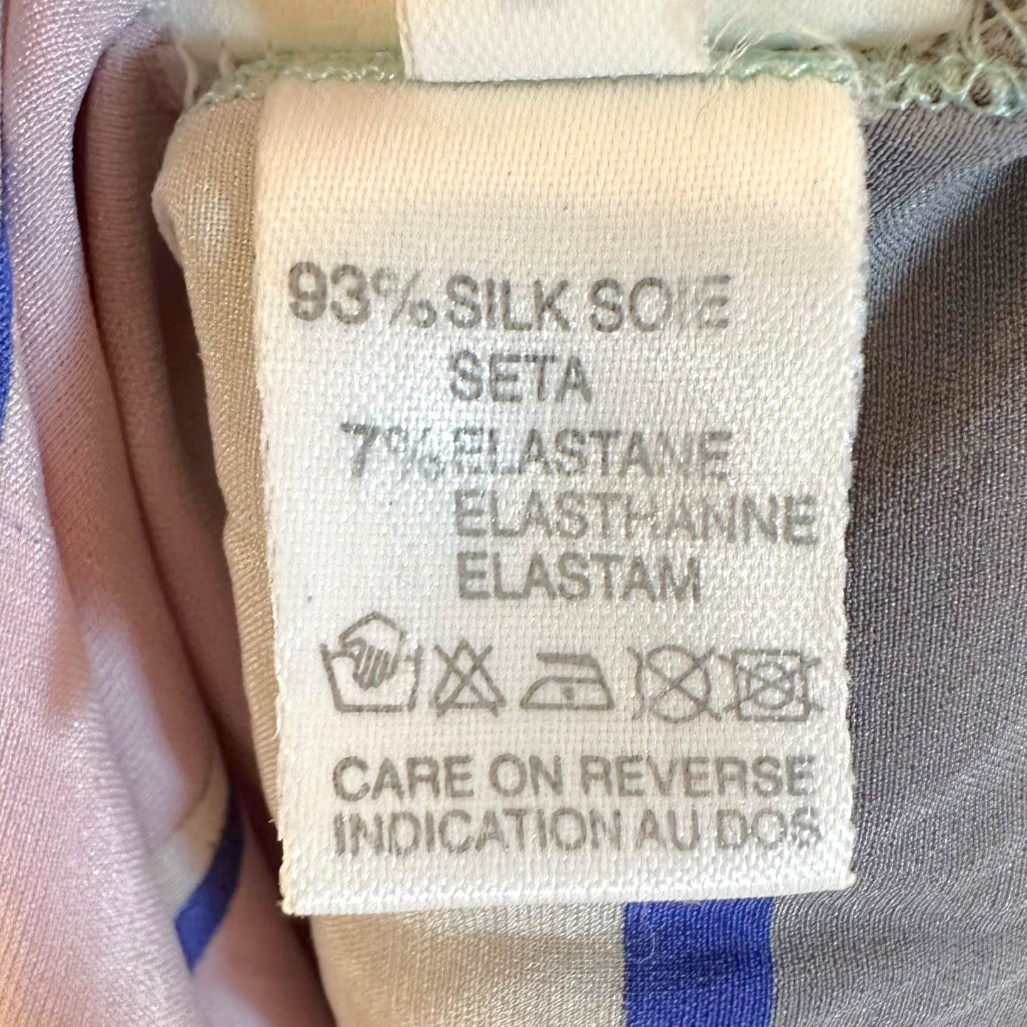 Emilio Pucci Pink & Blue Printed Silk Cami