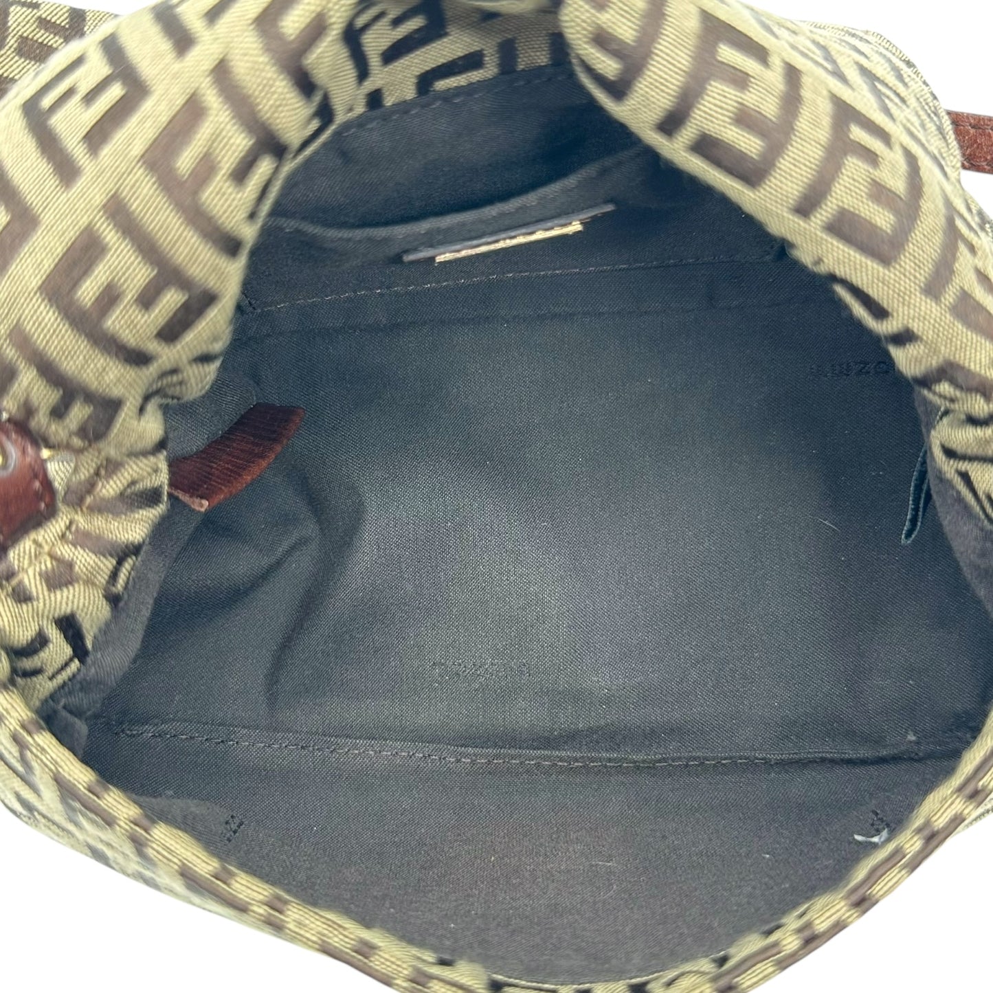 Fendi Brown Zucchino Mini Mama Baguette Bag