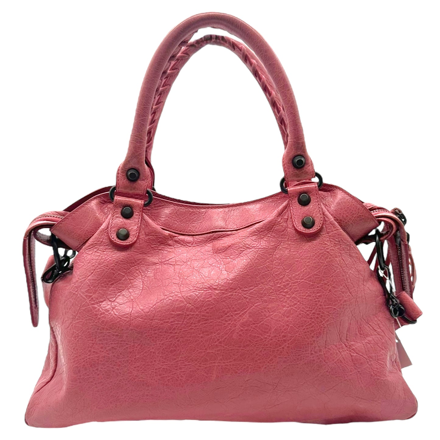 Balenciaga Pink Leather City Bag