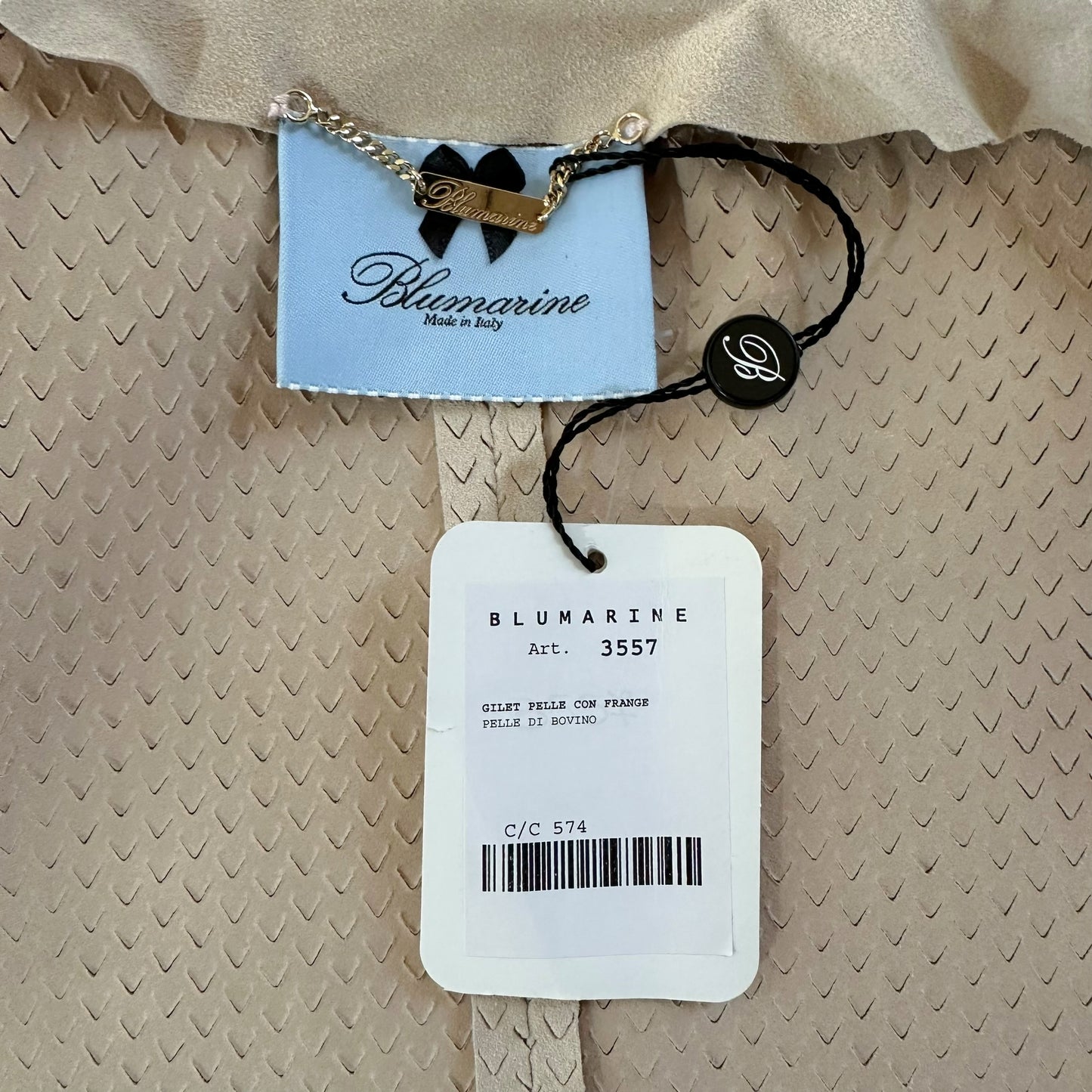 Blumarine Suede Fringe Vest - Outfit Repeater