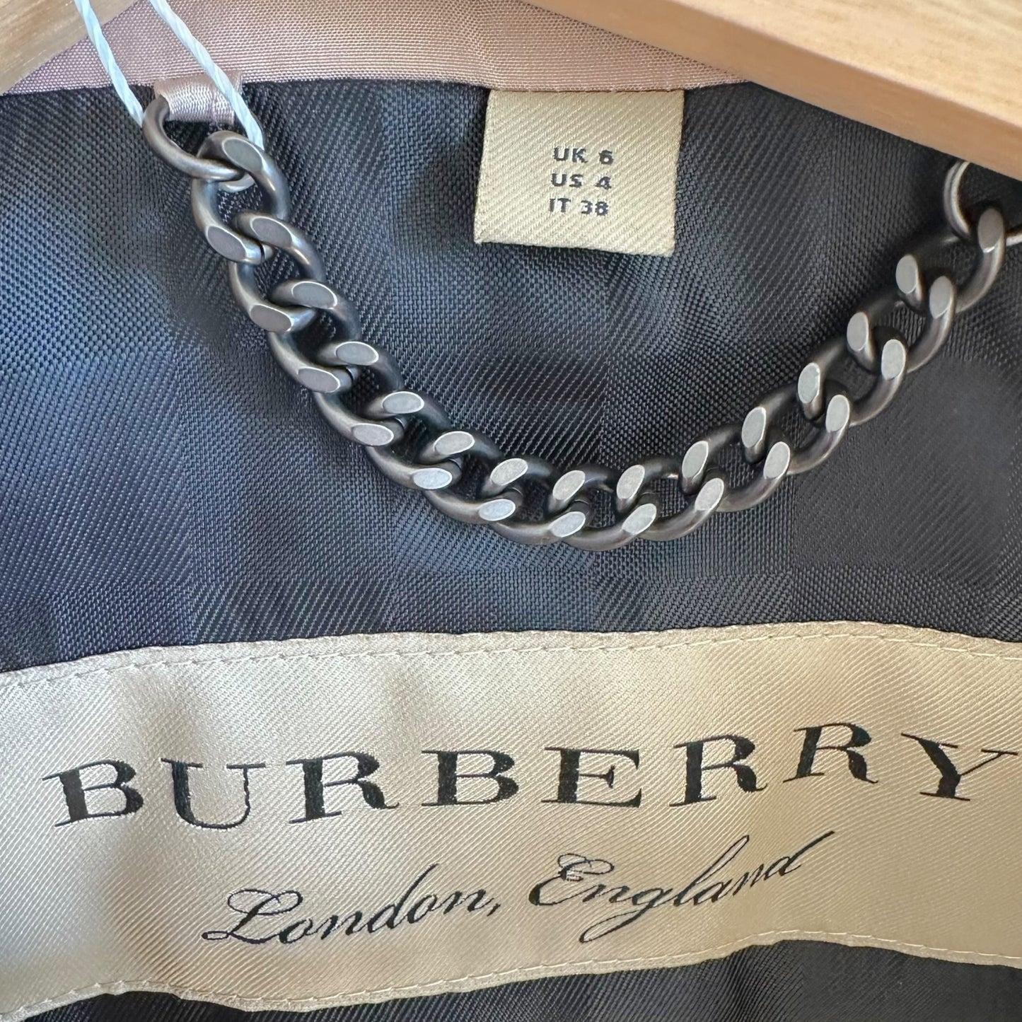Burberry England Dusty Pink Trench Coat