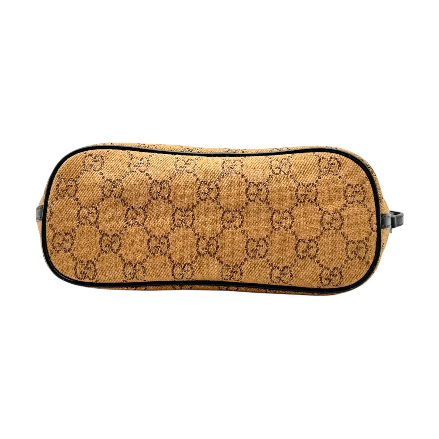 Gucci Tan Monogram Canvas Pochette Bag