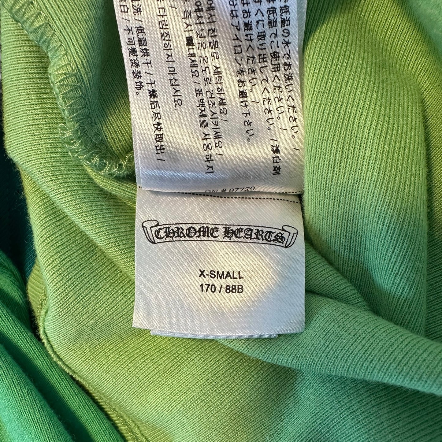 Chrome Hearts x Matty Boy Green Baseball T-Shirt