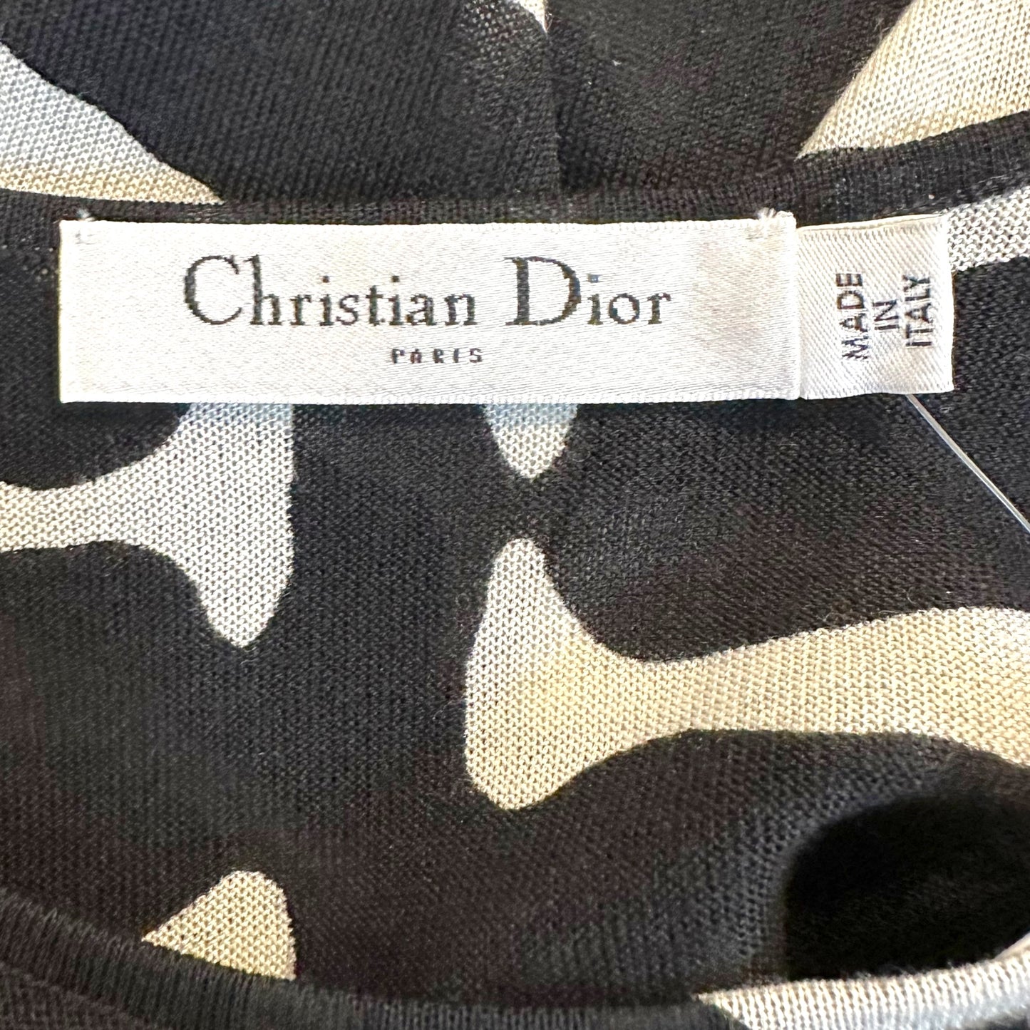 Christian Dior S/S 2008 Silk & Wool Zebra Print Knit Cami