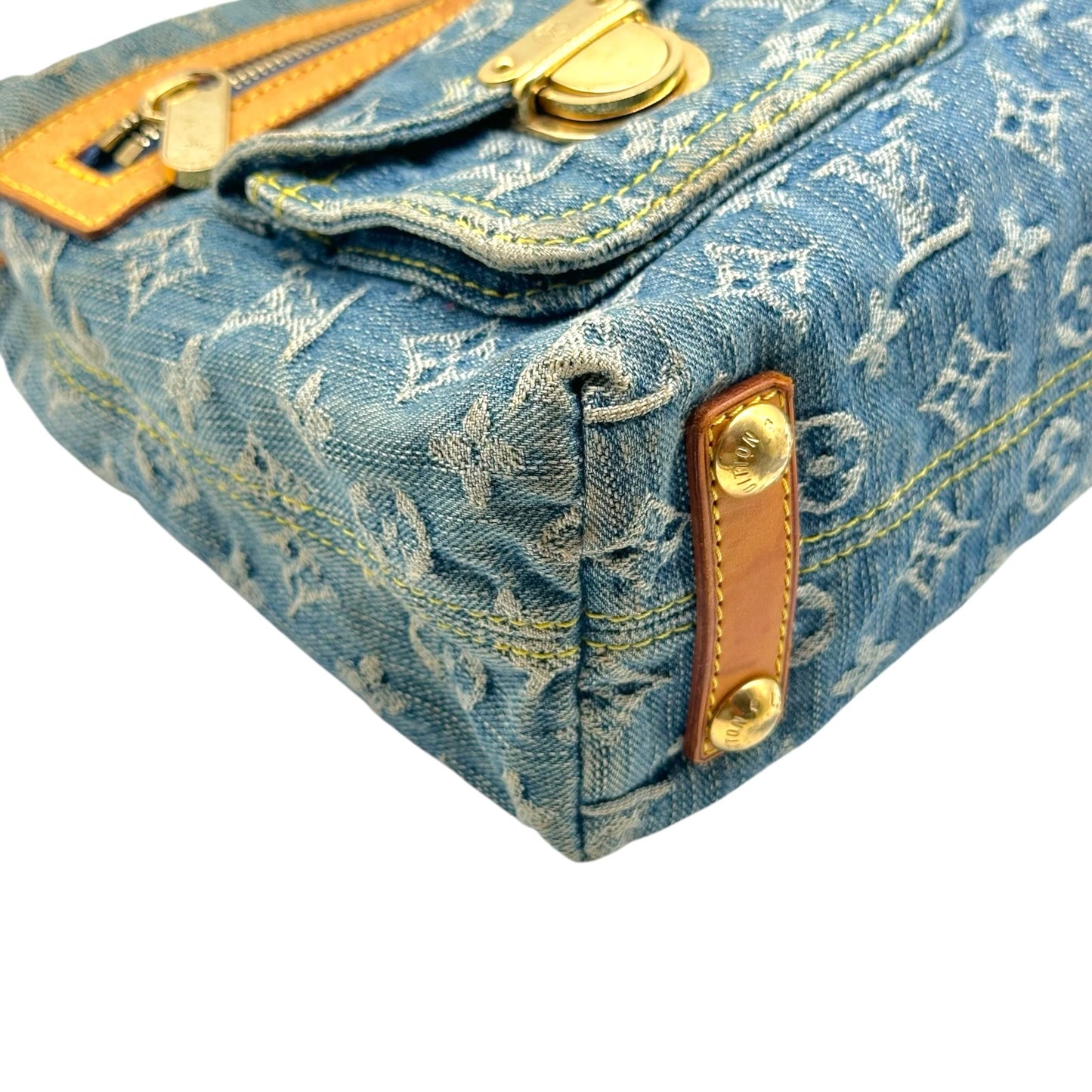 Louis Vuitton Blue Denim Baggy PM 2-Way Bag