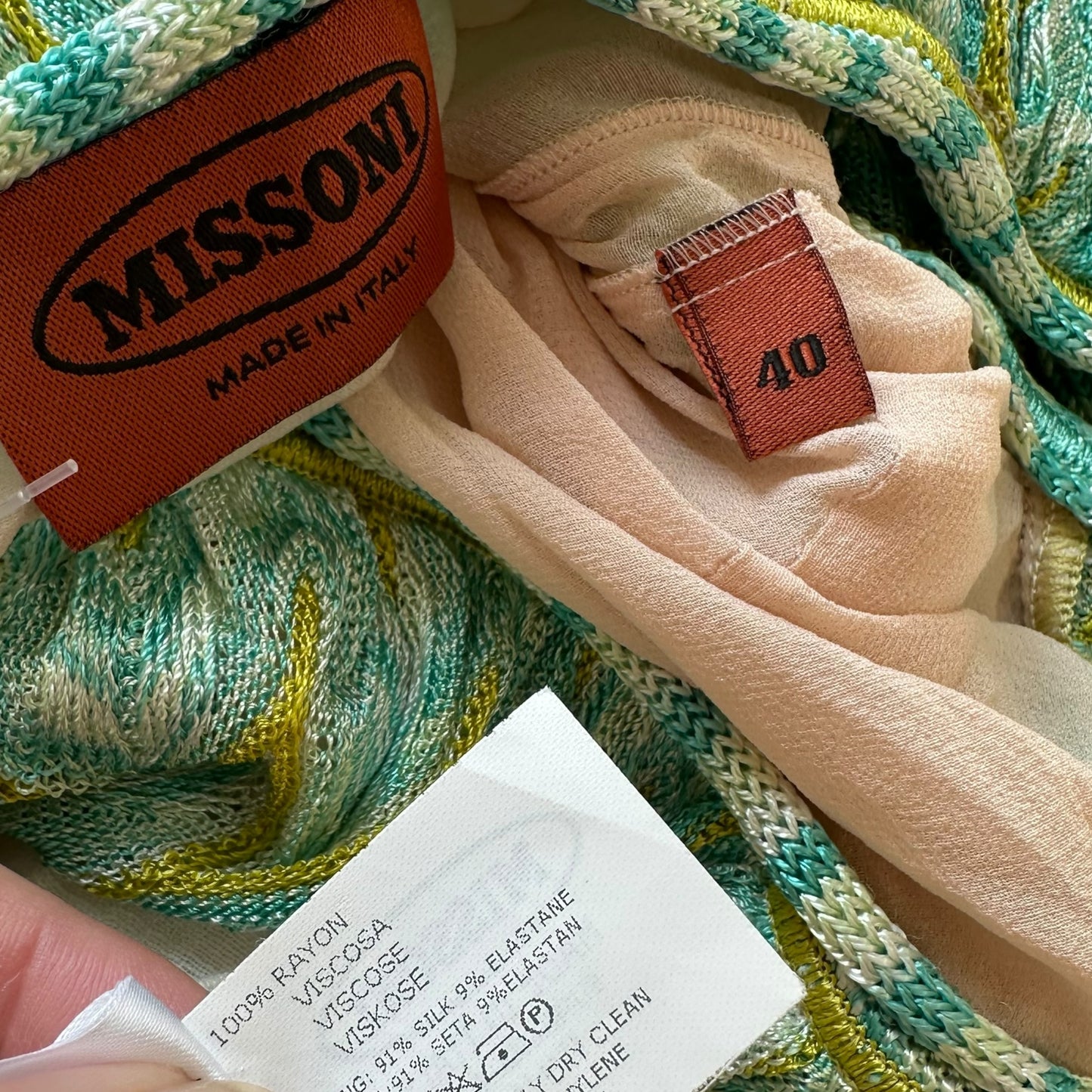 Missoni Multicolor Knit Flare Mini Dress - Outfit Repeater