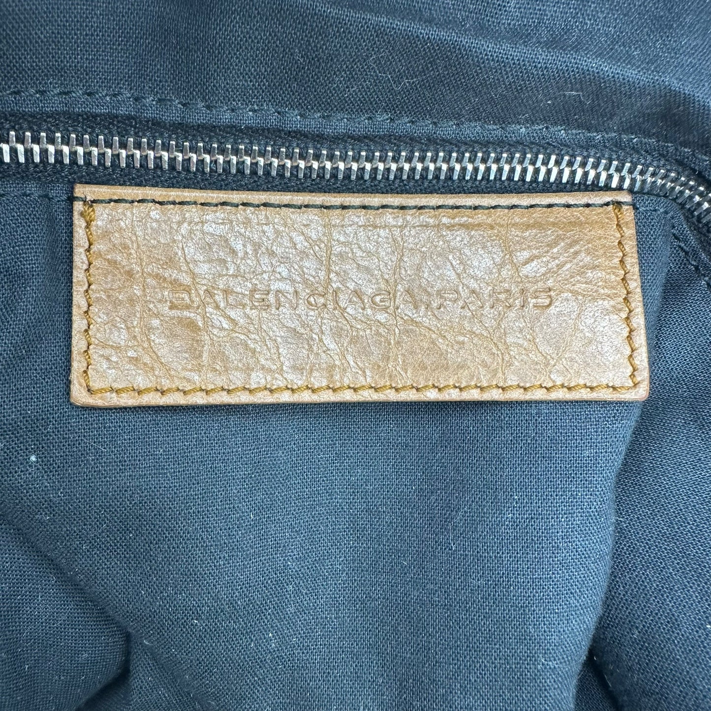 Balenciaga Tan Leather Day City Hobo Bag