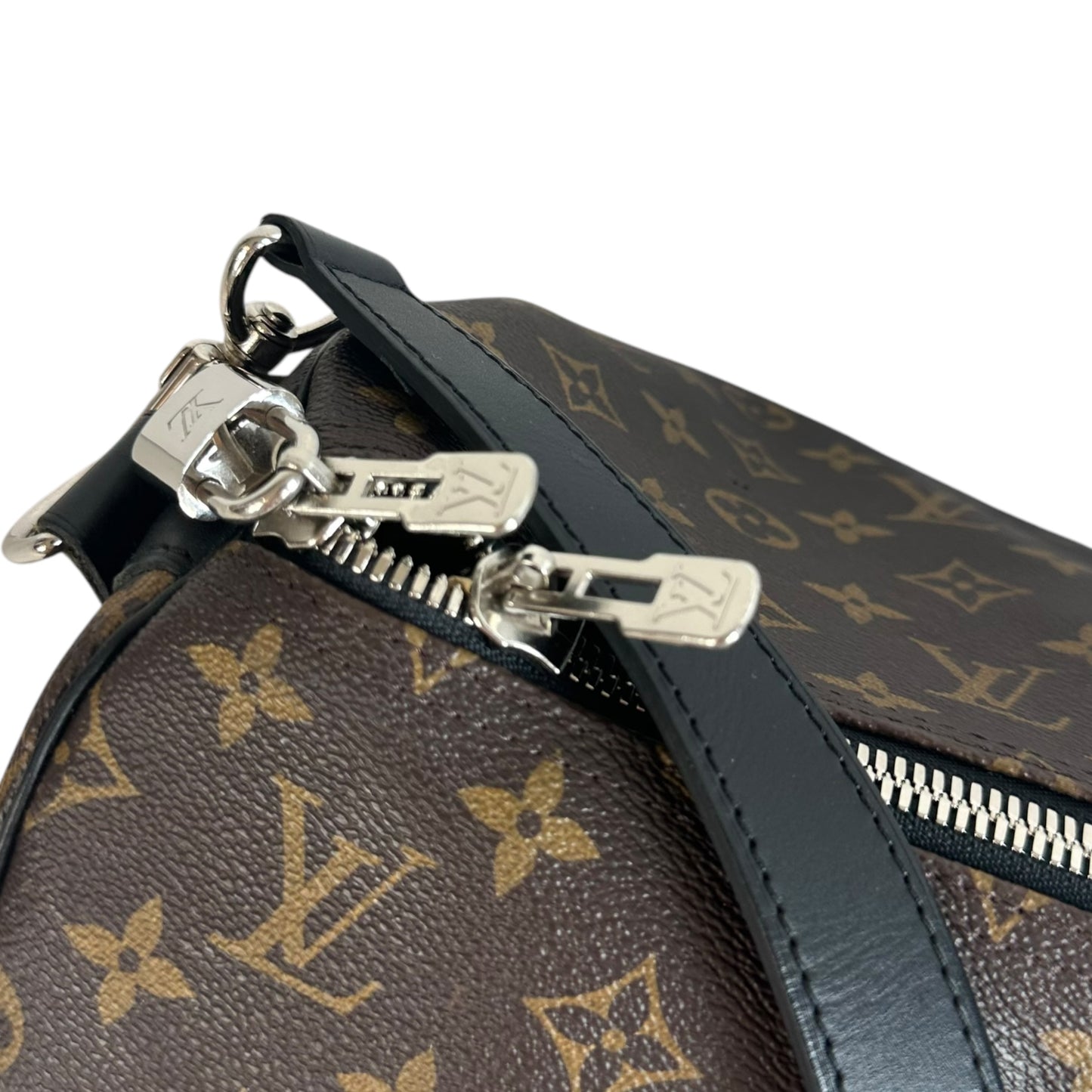 Louis Vuitton Macassar Monogrm Bandouliere 55 Duffle Bag