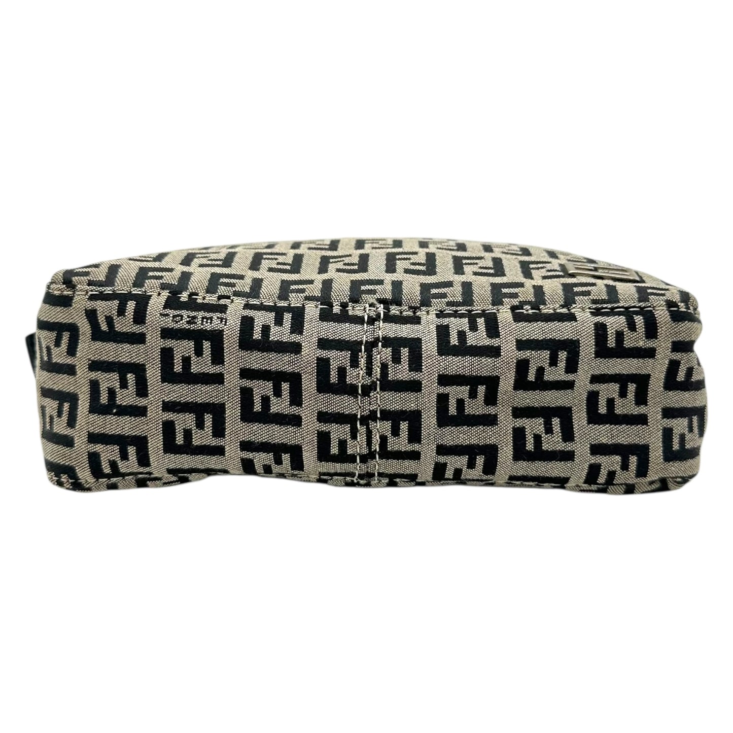 Fendi Navy Blue Zucchino Monogram Shoulder Pochette