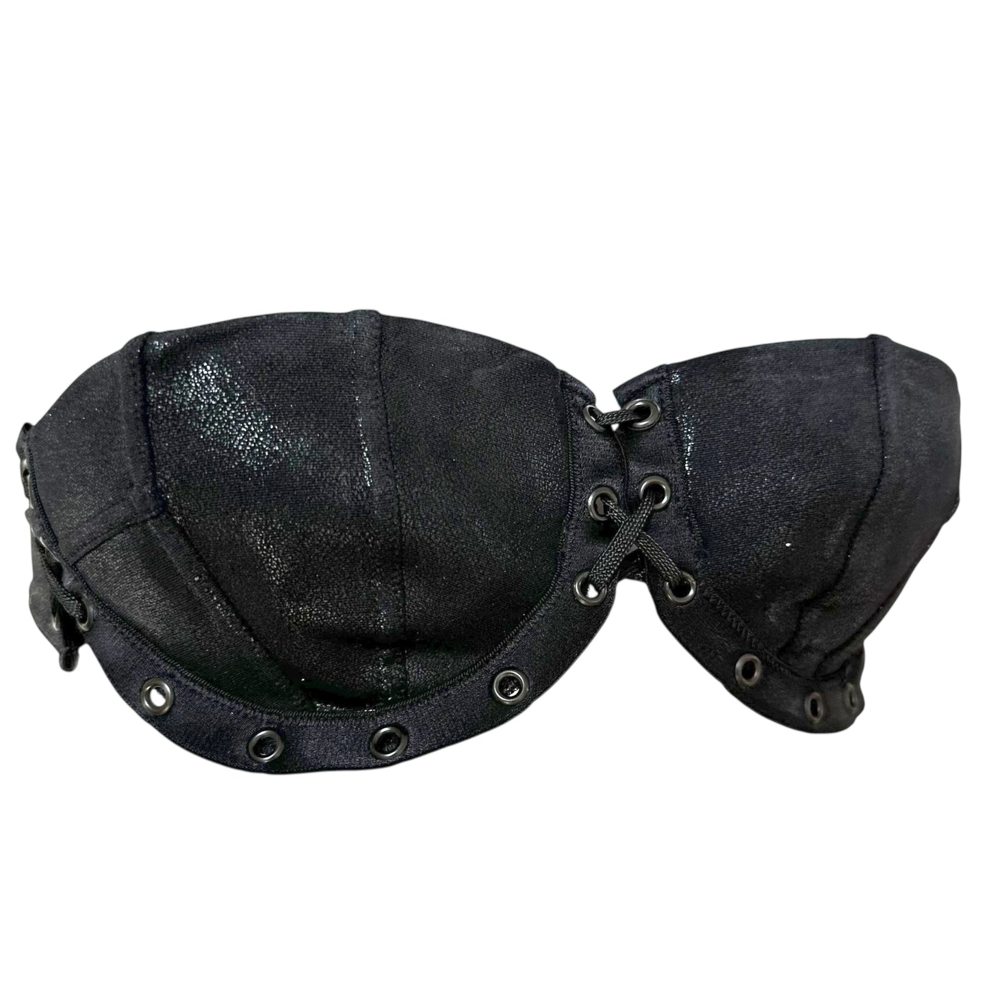 Christian Dior S/S 2003 Black Lace Up Bikini